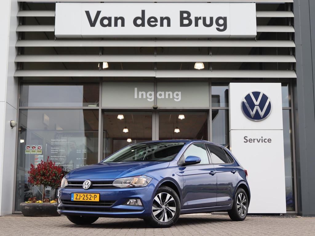 Volkswagen Polo 1.0 TSI 95 pk Comfortline Business | App Con, Auto's, Volkswagen, Voorwielaandrijving, Stof, Blauw, Origineel Nederlands