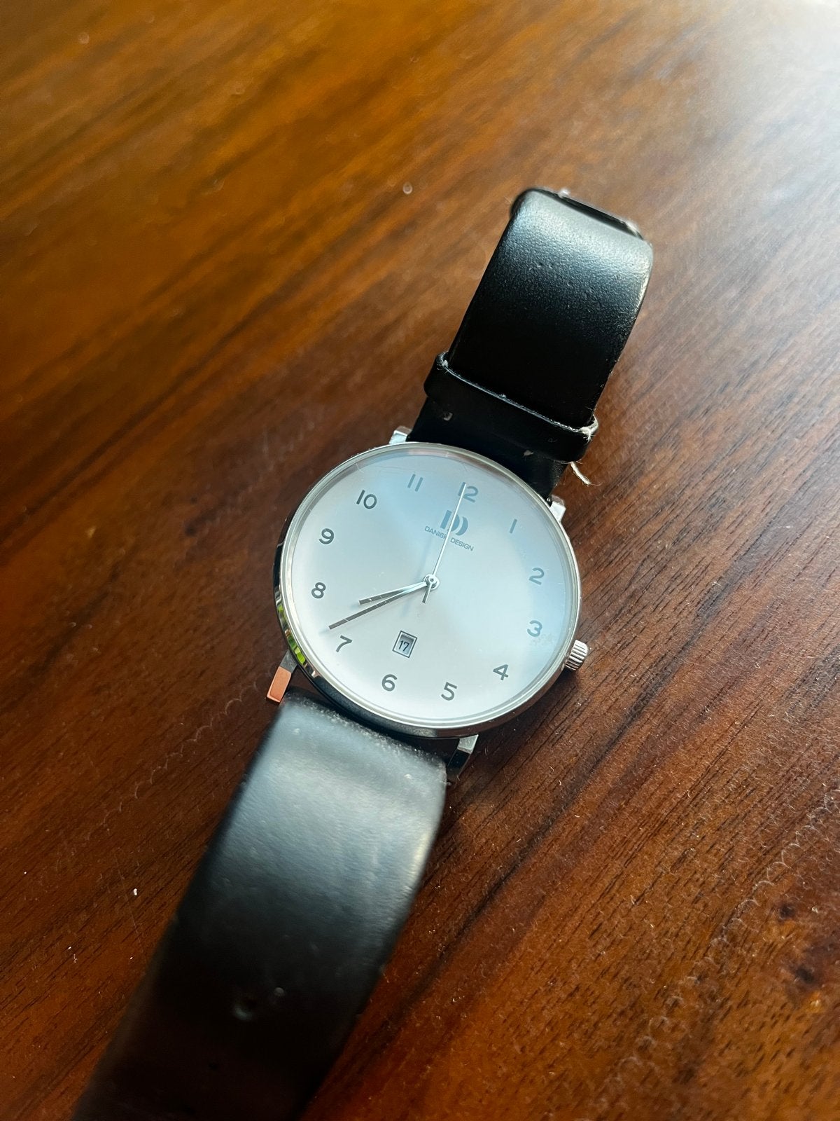 Danish Design Horloge - Stijlvol en Tijdloos 40mm kast, Sieraden, Tassen en Uiterlijk, Overige merken, Staal, Polshorloge, Ophalen of Verzenden