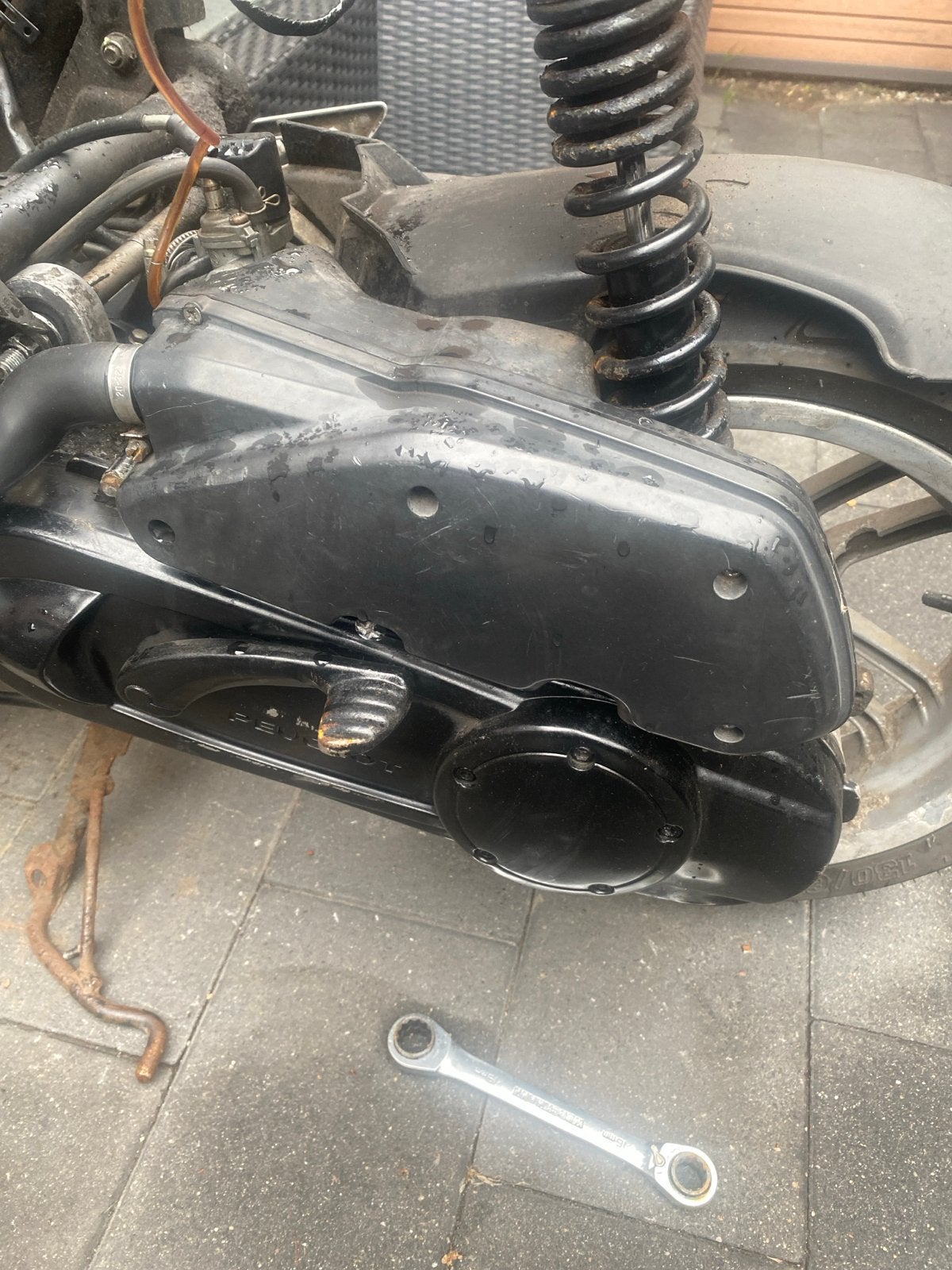 Peugeot Speedfight 3  plug & play 2-takt scooter motorblok, Ophalen, Gebruikt, Blok, Peugeot