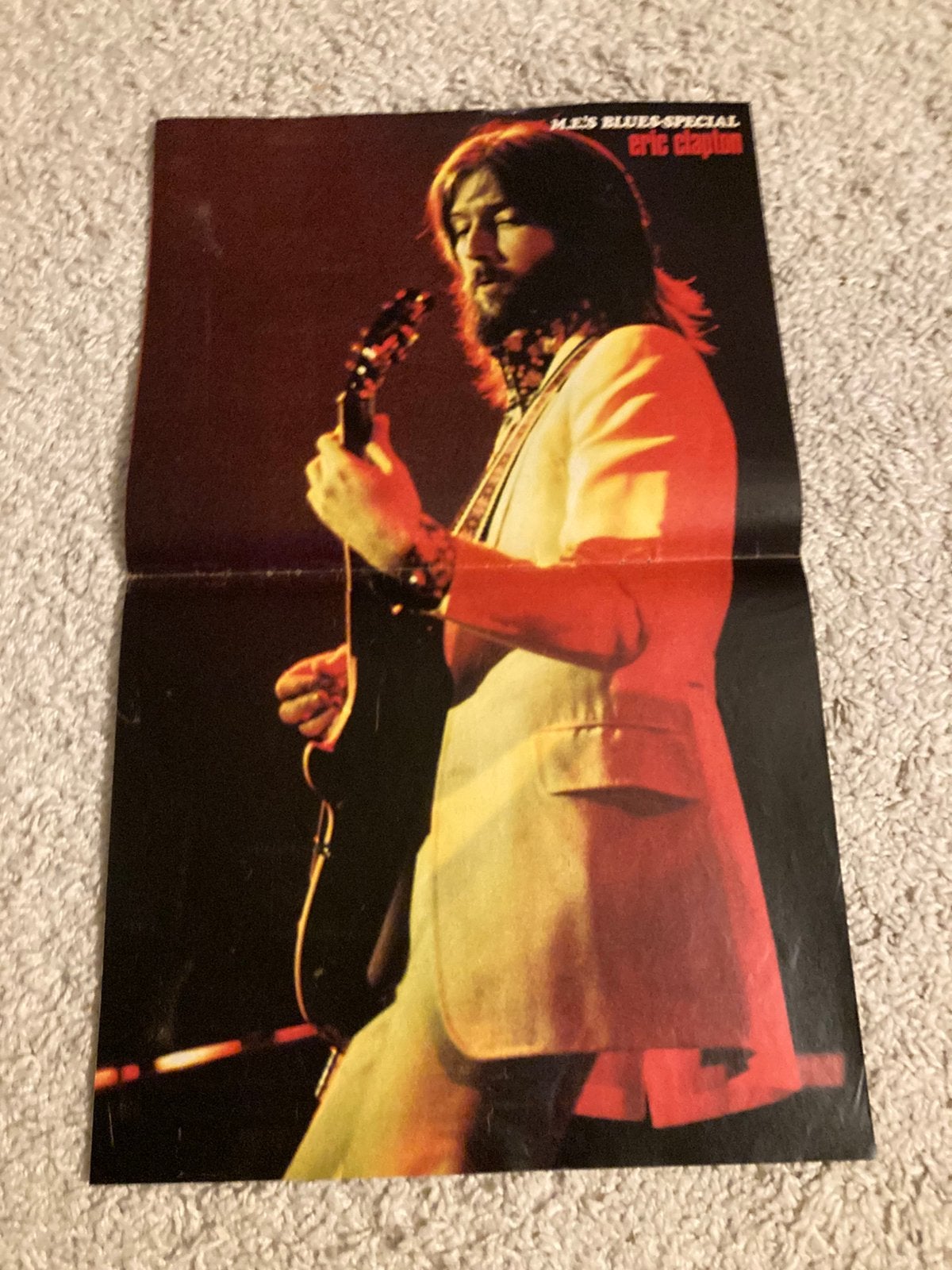 Poster ERIC CLAPTON A3 formaat, Verzamelen, Ophalen of Verzenden, Zo goed als nieuw, A1 t/m A3