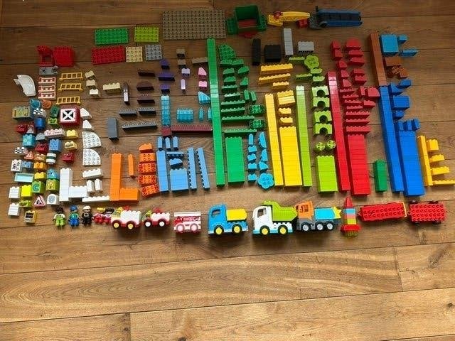 diversen duplo platen auto's  platen en meer, Kinderen en Baby's, Ophalen of Verzenden, Zo goed als nieuw, Duplo