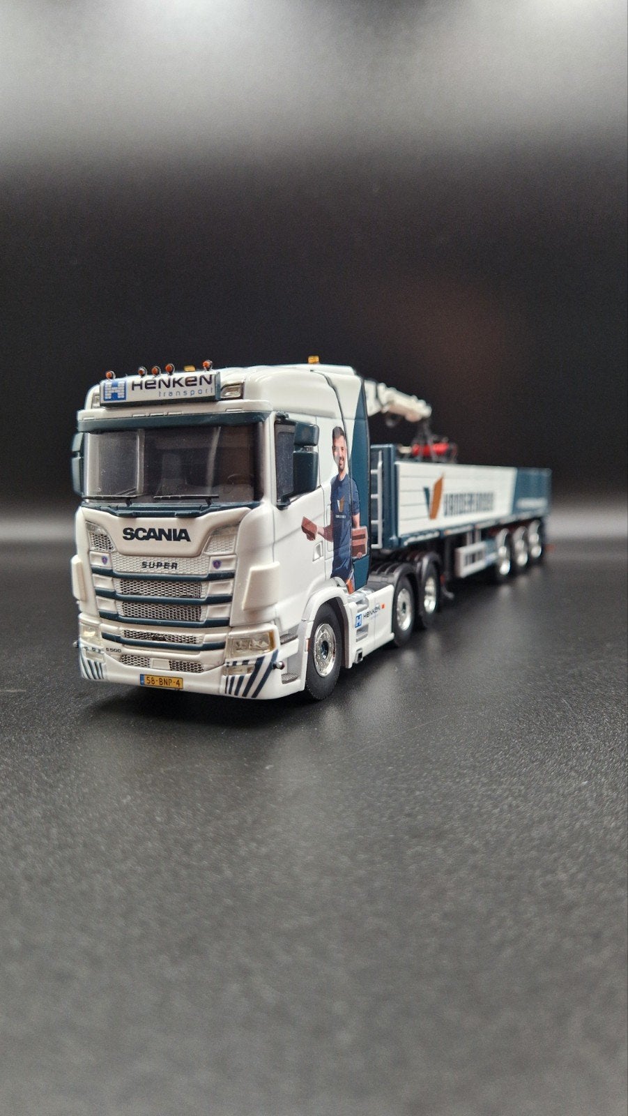 Wsi | Henken / Sanden - Scania, Ophalen of Verzenden, Zo goed als nieuw, Bus of Vrachtwagen, Wsi
