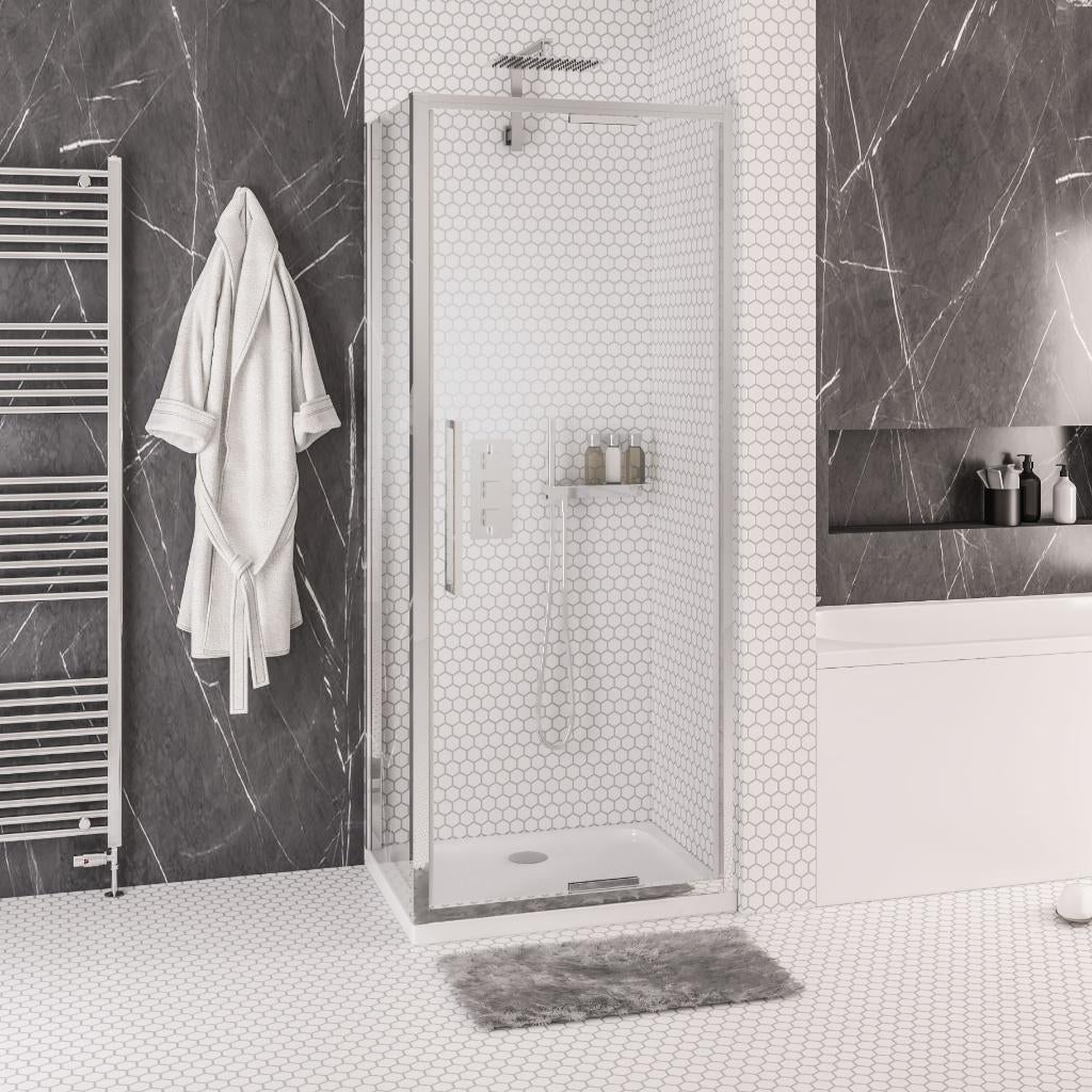 Douchecabine Eastbrook Corniche 90x90 Antikalk 8mm Chroom, Eastbrook, Veenderveld 32, 2371 TV Roelofarendsveen, Info@dealplein.nl