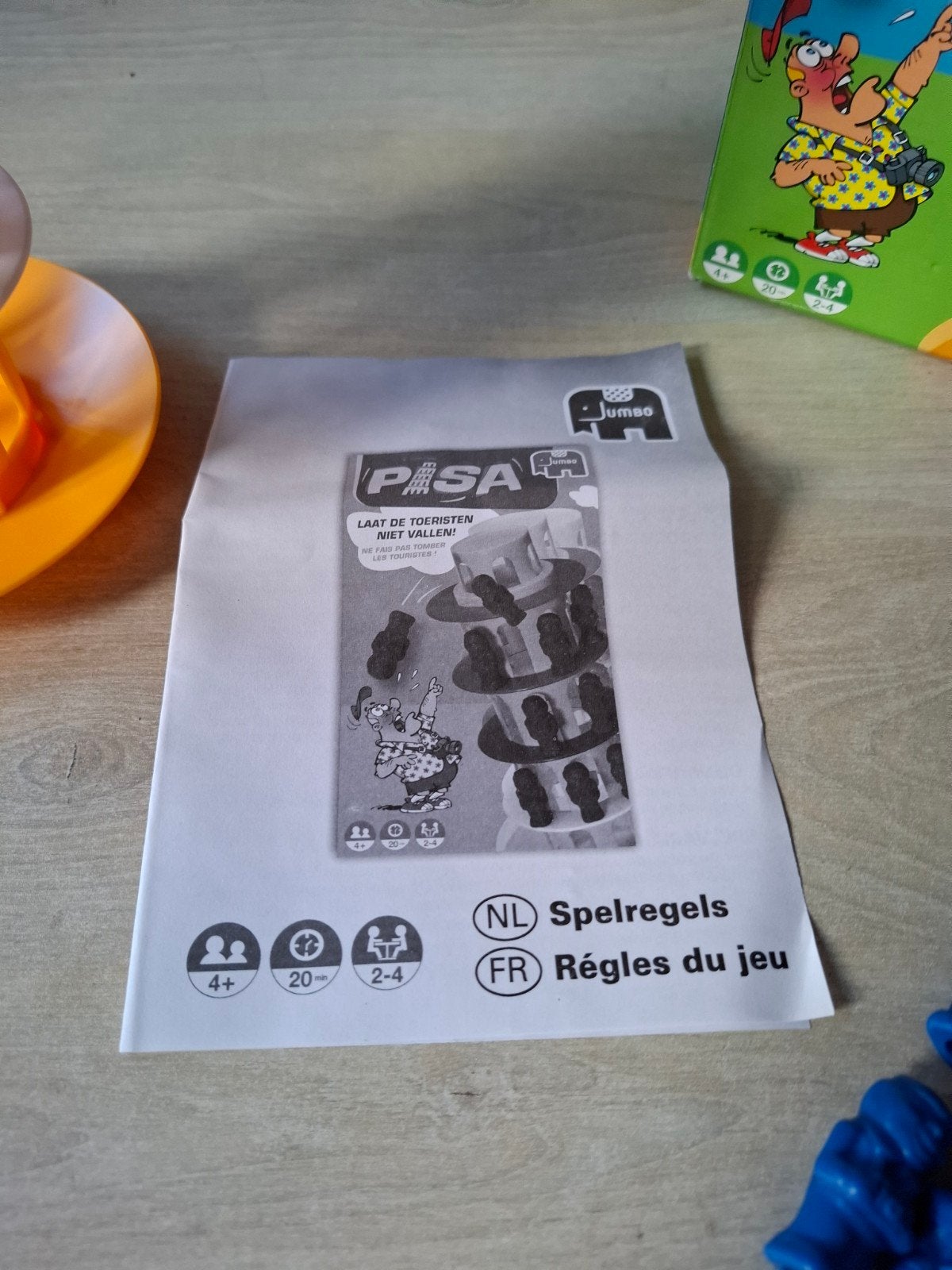 Pisa Jumbo Spel - Laat de Toeristen Niet Vallen!, Hobby en Vrije tijd, Gezelschapsspellen | Bordspellen, Gebruikt, Westelijke Havendijk 15, 4703 RA Roosendaal, Nederland