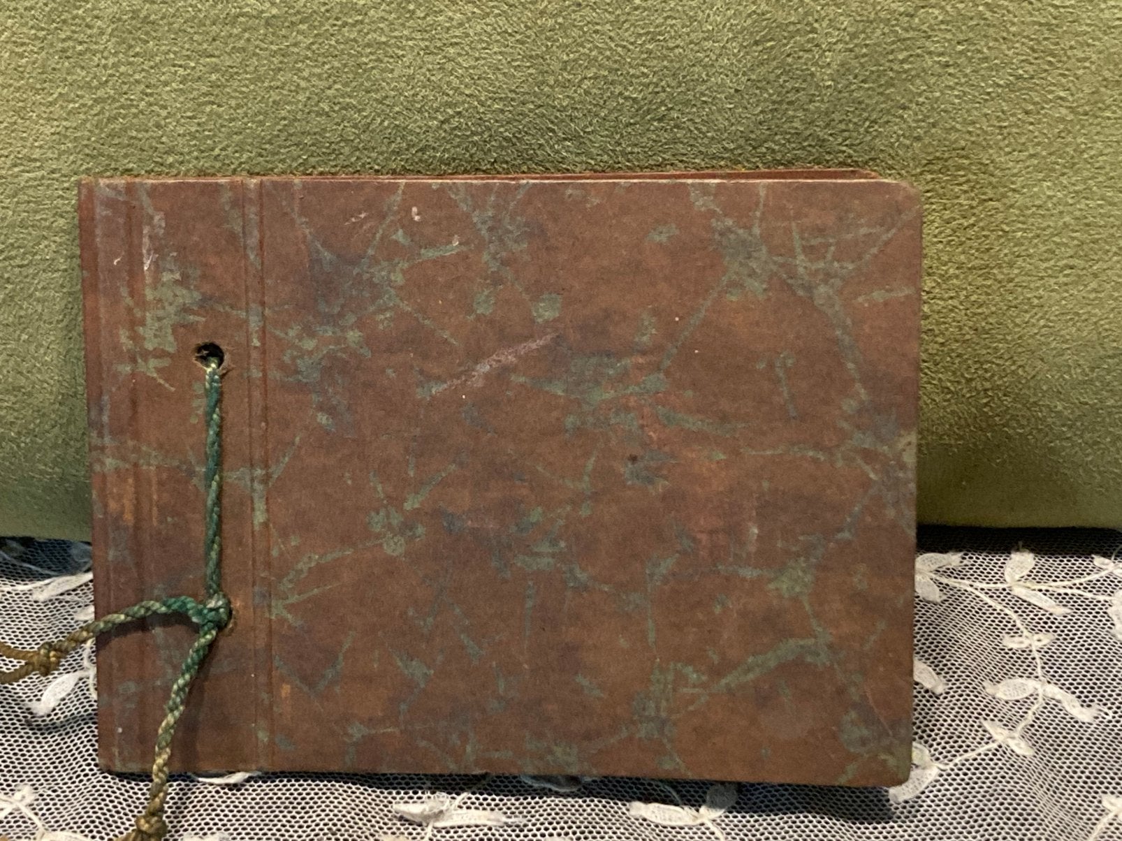 Antiek klein fotoalbum (131025s), Ophalen of Verzenden, Zo goed als nieuw, Bruin