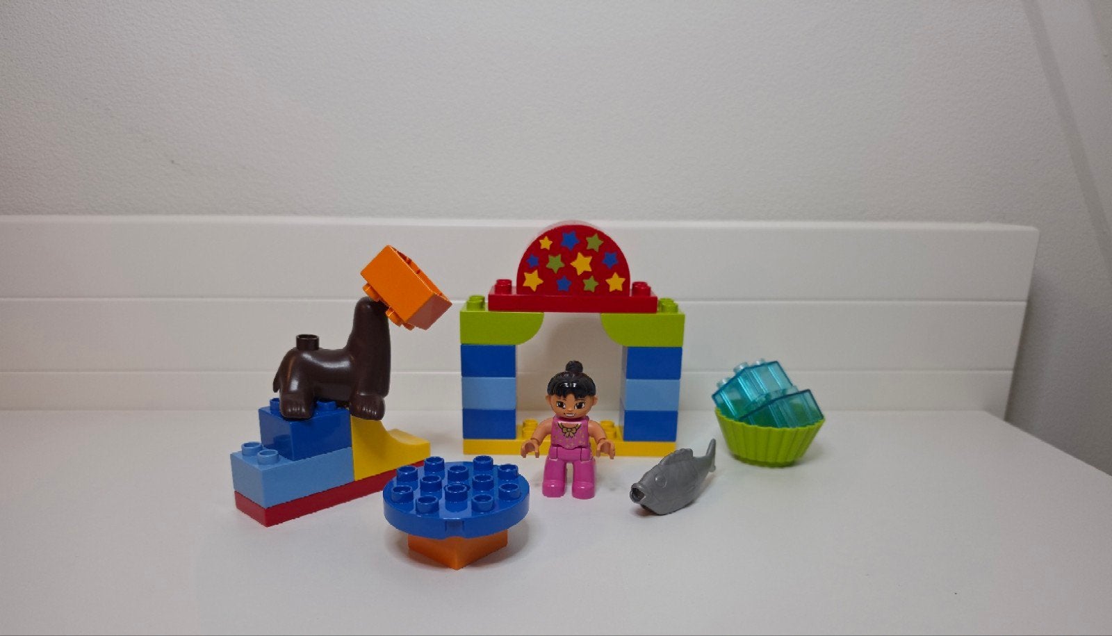 LEGO Duplo Circus: Zeeleeuwen theater - Set 10503, Ophalen of Verzenden, Duplo