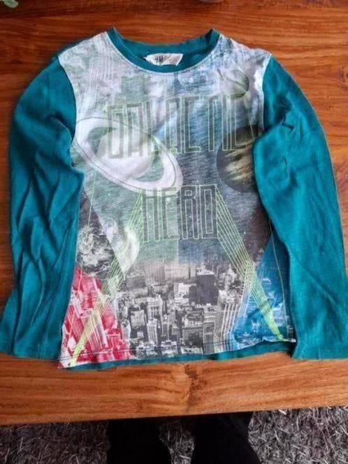Longsleeve merk H&M maat 122/128, Kinderen en Baby's, Kinderkleding | Maat 122, H&M, Ophalen of Verzenden, Zo goed als nieuw, Shirt of Longsleeve