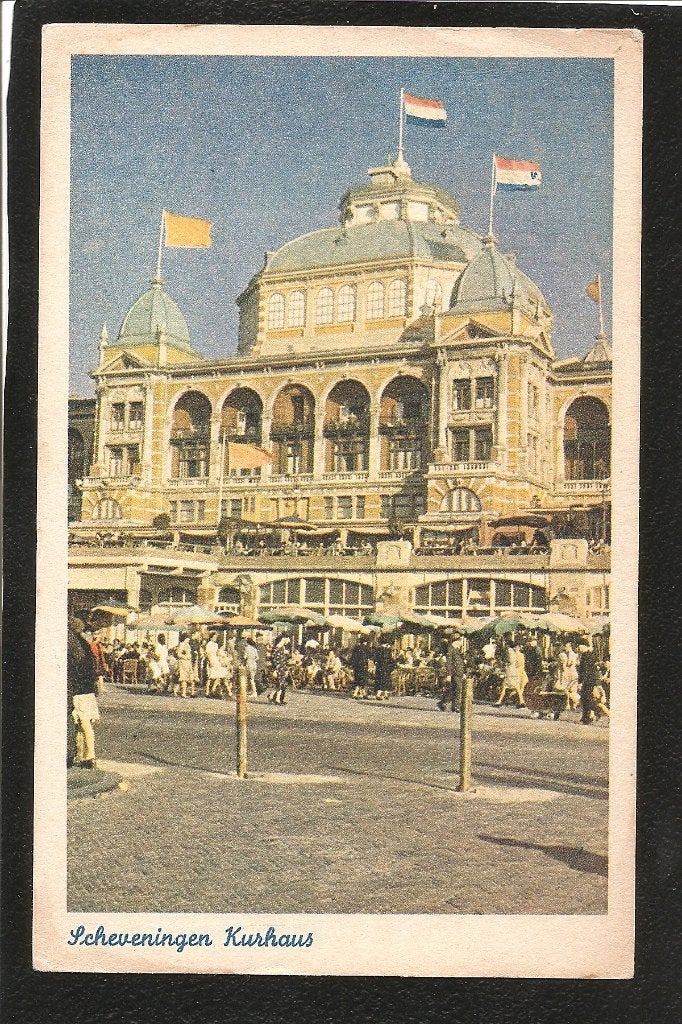 Scheveningen, Kurhaus, Ophalen of Verzenden, 1940 tot 1960, Gelopen, Zuid-Holland