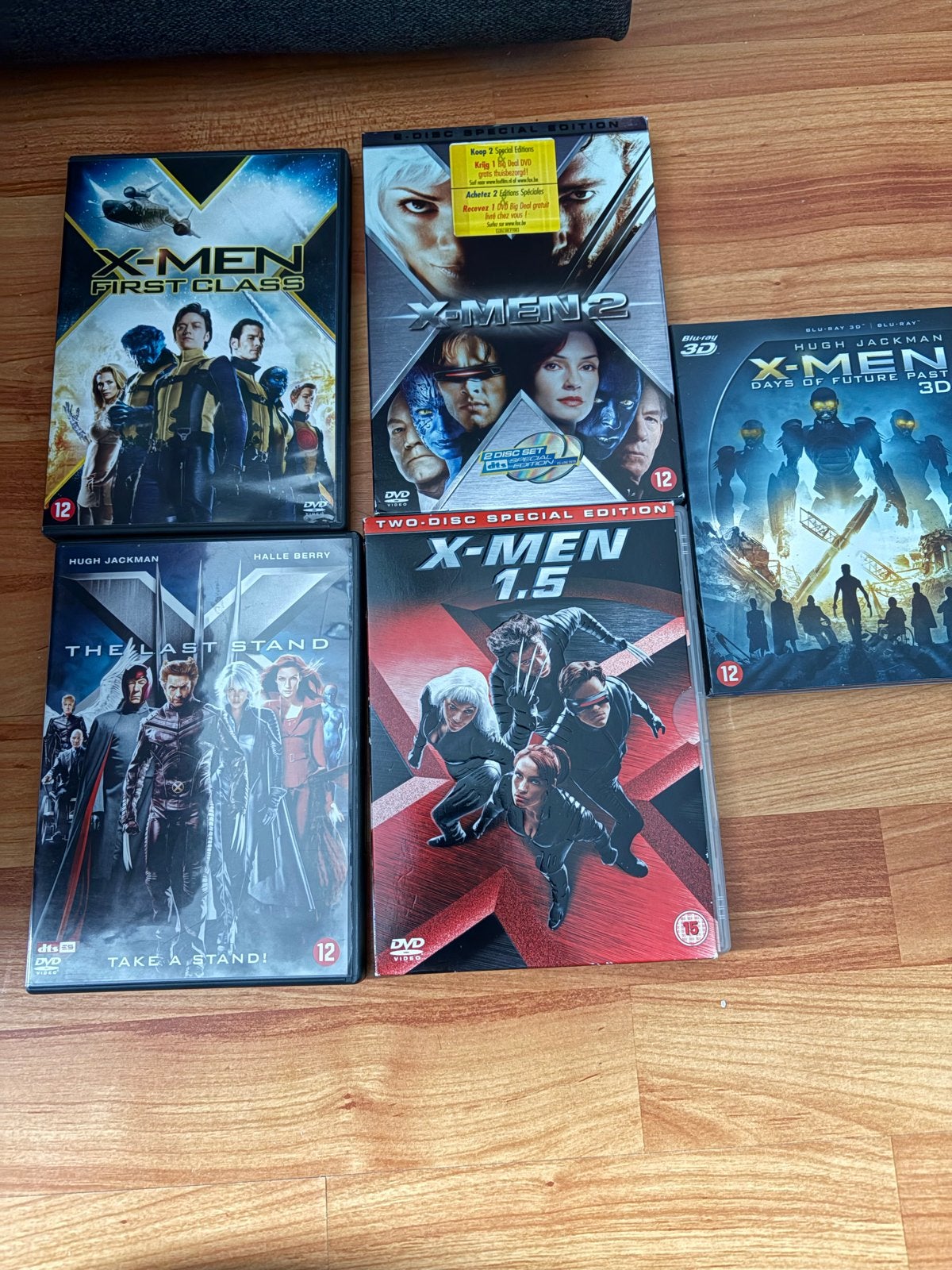X-Men Filmcollectie: 5 Blu-ray/DVD's, Cd's en Dvd's, Speciale editie, Nederlands, Fantasy, Ophalen of Verzenden