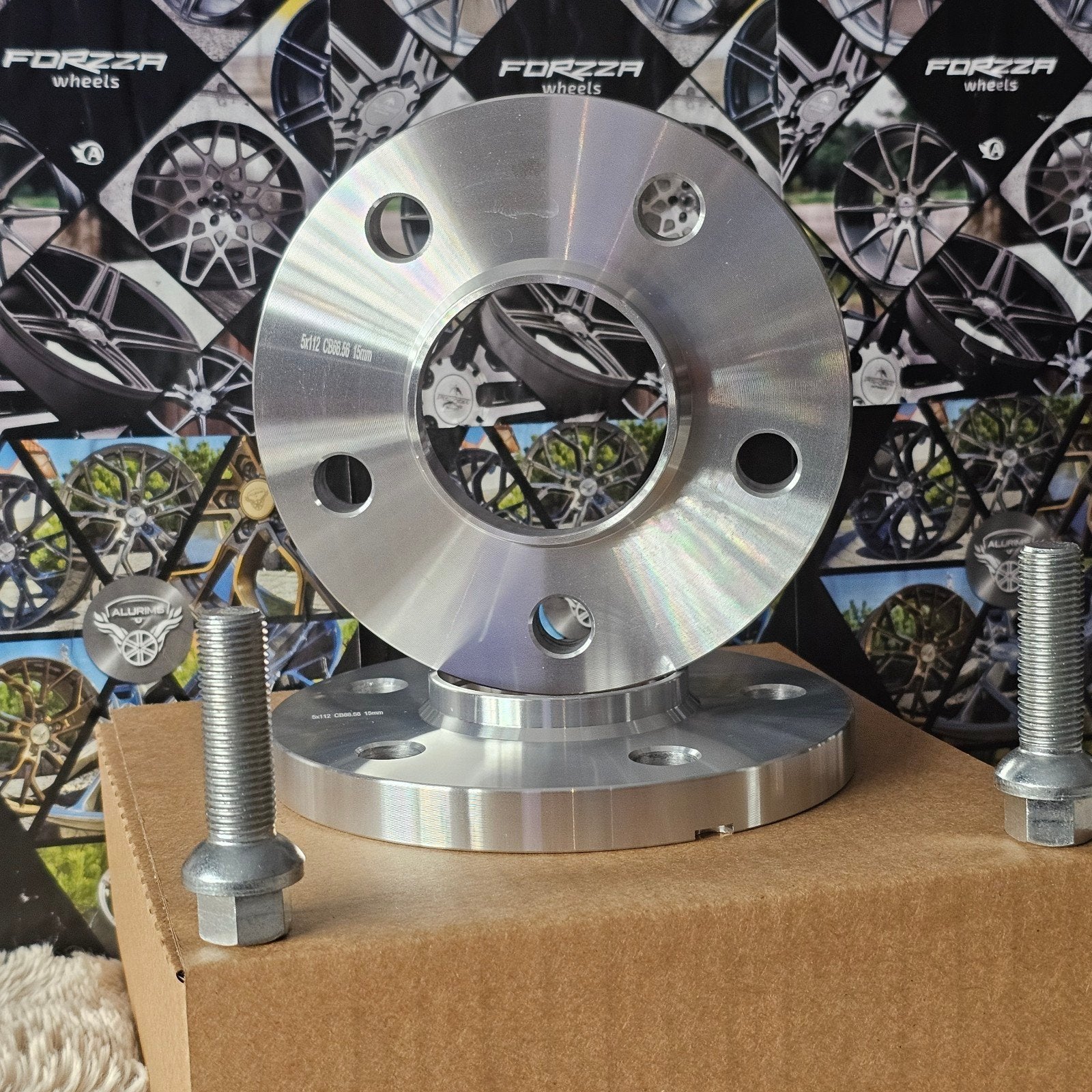 Spoorverbreders spacers Audi A55x112 66,5 15mm, Ophalen of Verzenden