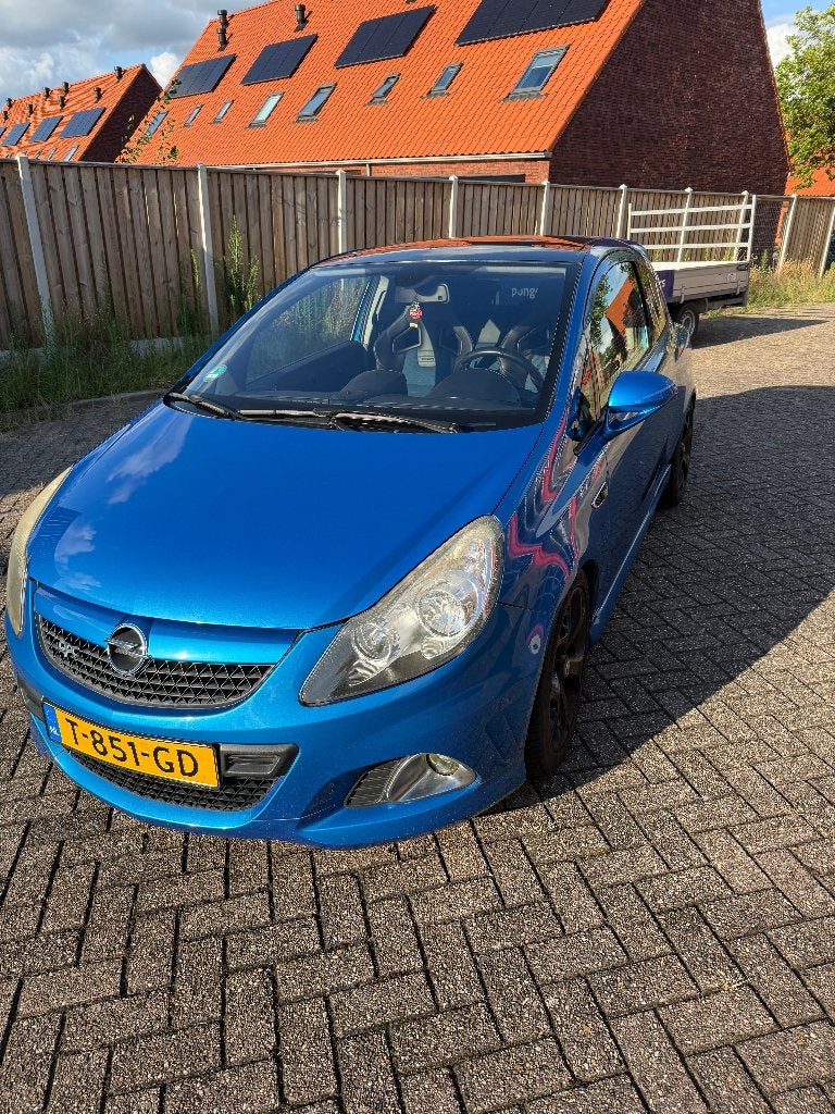Opel Corsa OPC D 1.6 turbo 2009 STAGE 1 PROJECTAUTO, Auto's, Opel, 13 km/l, Blauw, Overige kleuren, Handgeschakeld