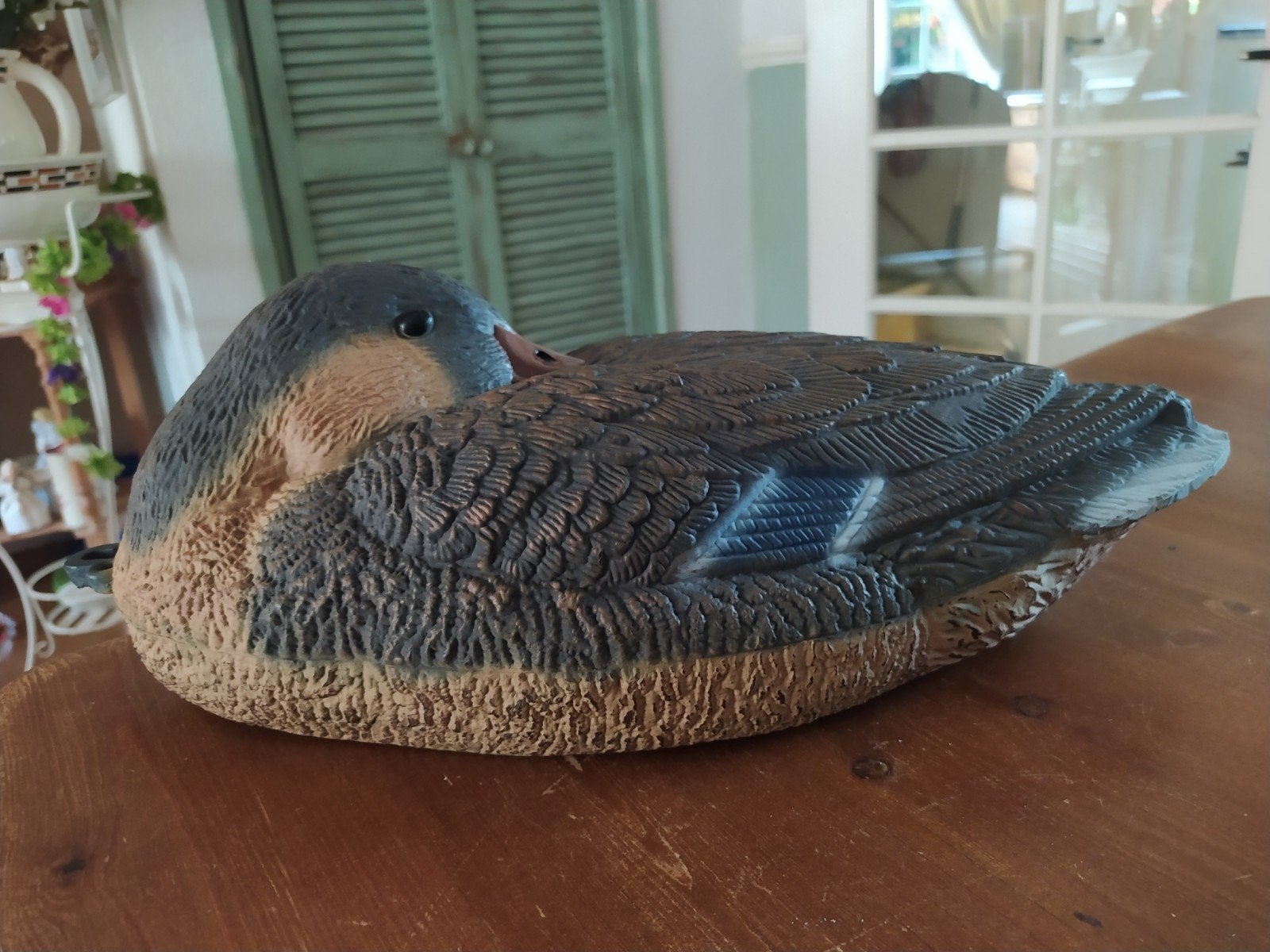 plastic eend voor de vijver, Tuin en Terras, Vijvers, Ophalen of Verzenden, Zo goed als nieuw