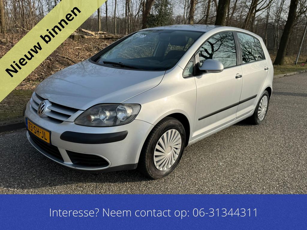 Nette Volkswagen Golf Plus 1.6 FSI 2006 Grijs, Elektrische ramen, 4 cilinders, 115 pk, Euro 4
