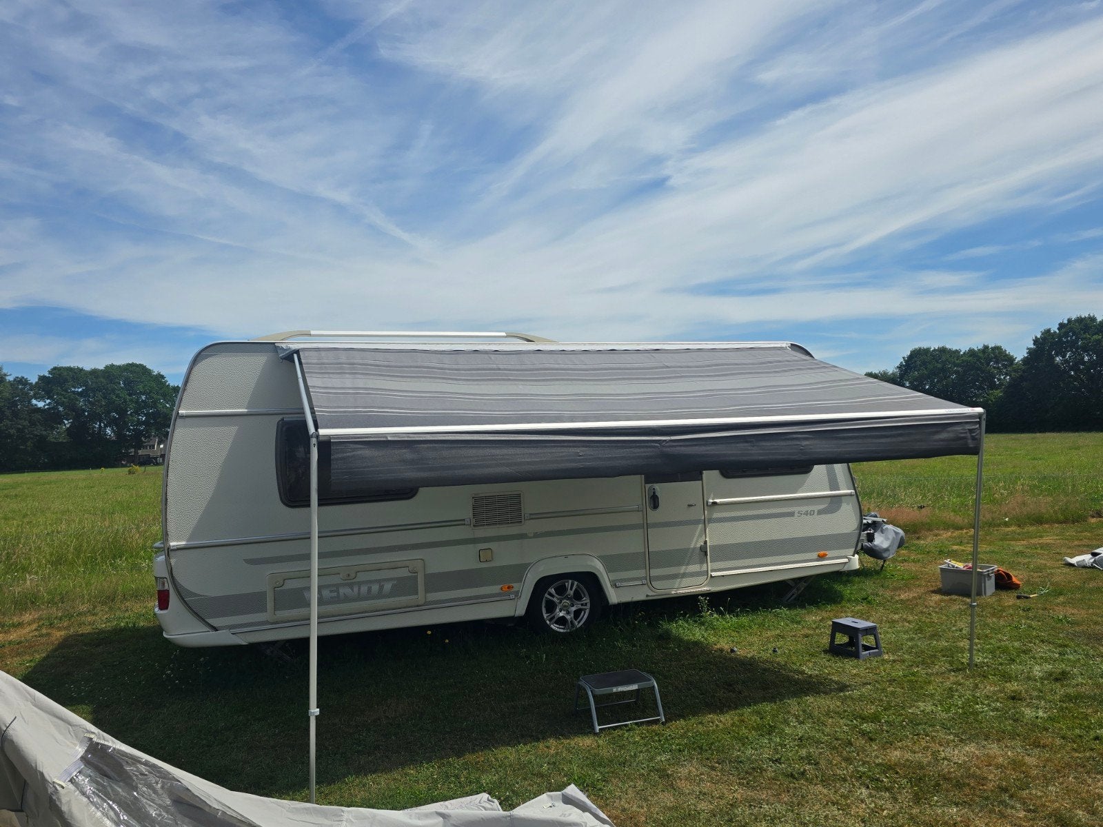 Fiamma caravanstore zakluifel etuiluifel luifel 440 grijs, Ophalen