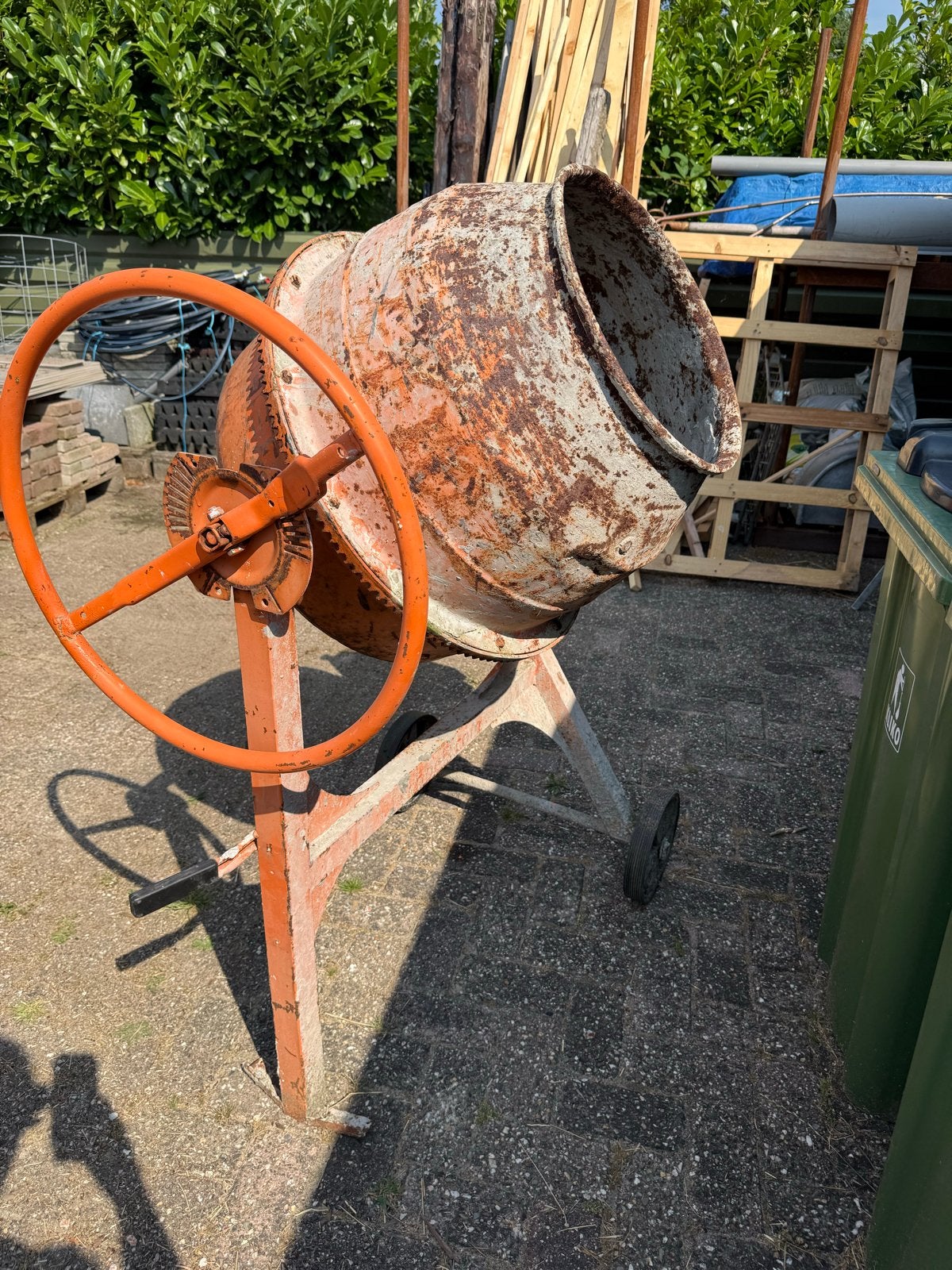 Gebruikte cementmolen / betonmixer / betonmolen, Doe-het-zelf en Verbouw, Betonmolens, Ophalen, Gebruikt