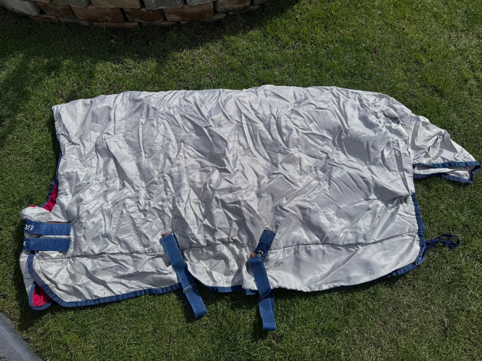 Horse Power fleece deken – maat 135 cm, Bucas, Gebruikt, Overige typen, Ophalen of Verzenden