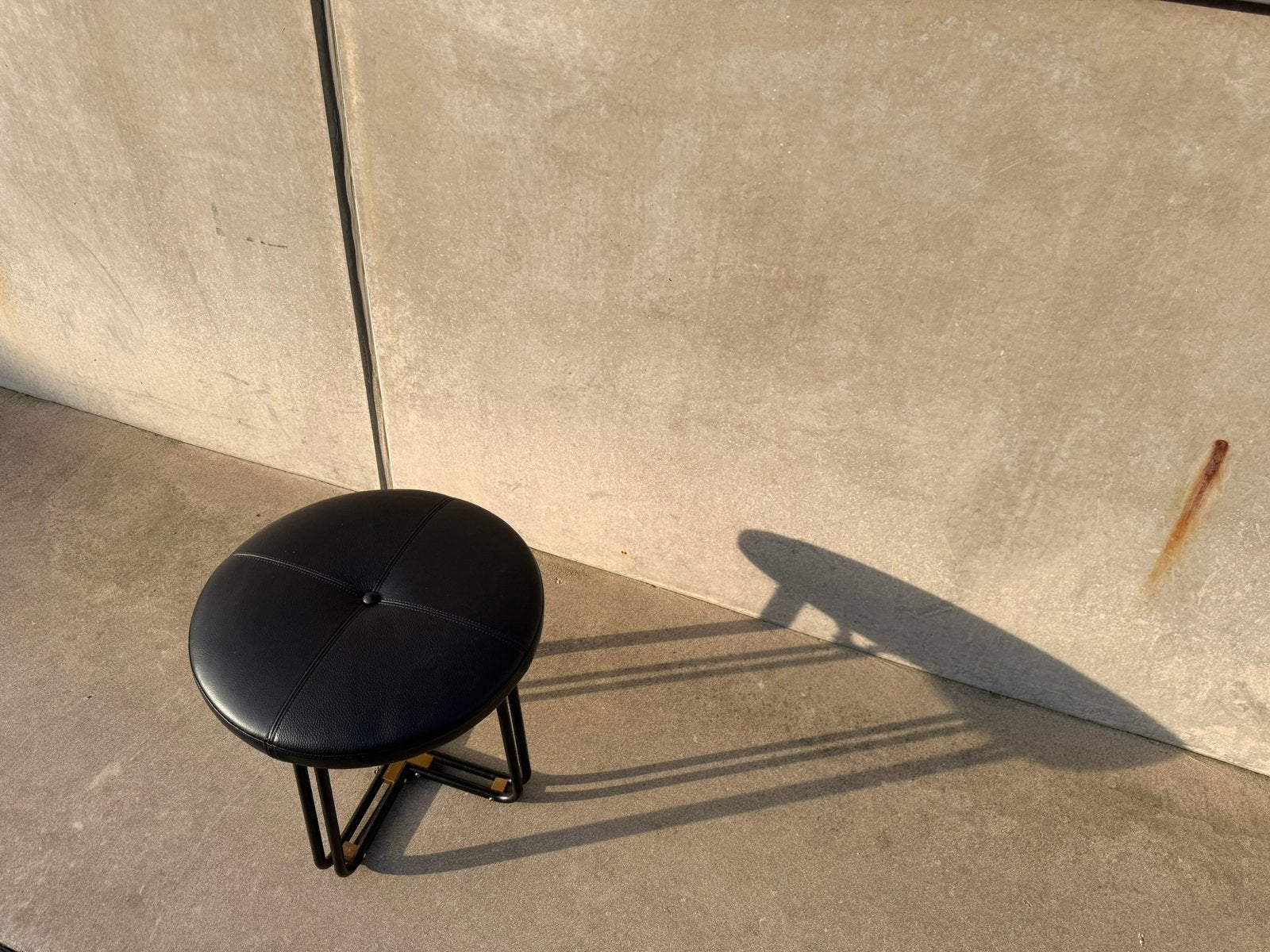 STELLAR WORKS CHILLAX STOOL | NERI & HU | zwart leer design, Overige materialen, |, Ophalen of Verzenden, Zo goed als nieuw