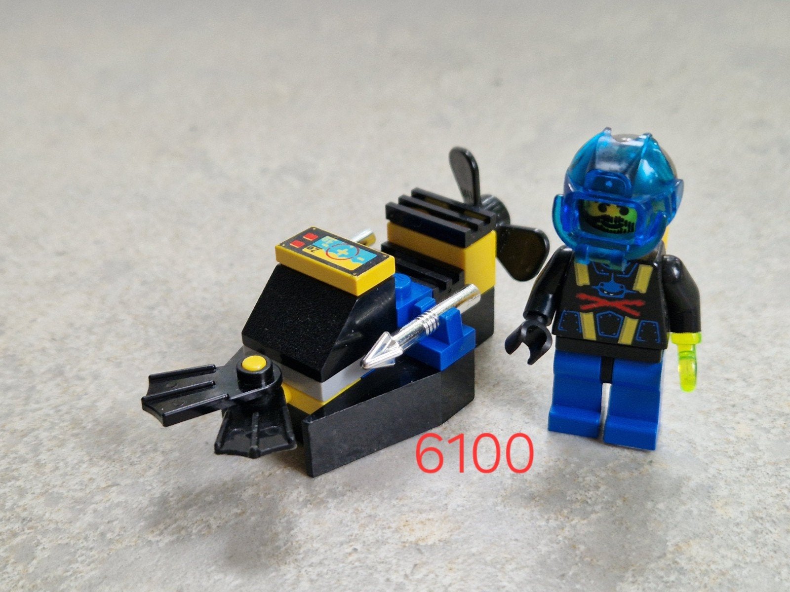 Lego minifiguur Aqua Dart, Ophalen of Verzenden