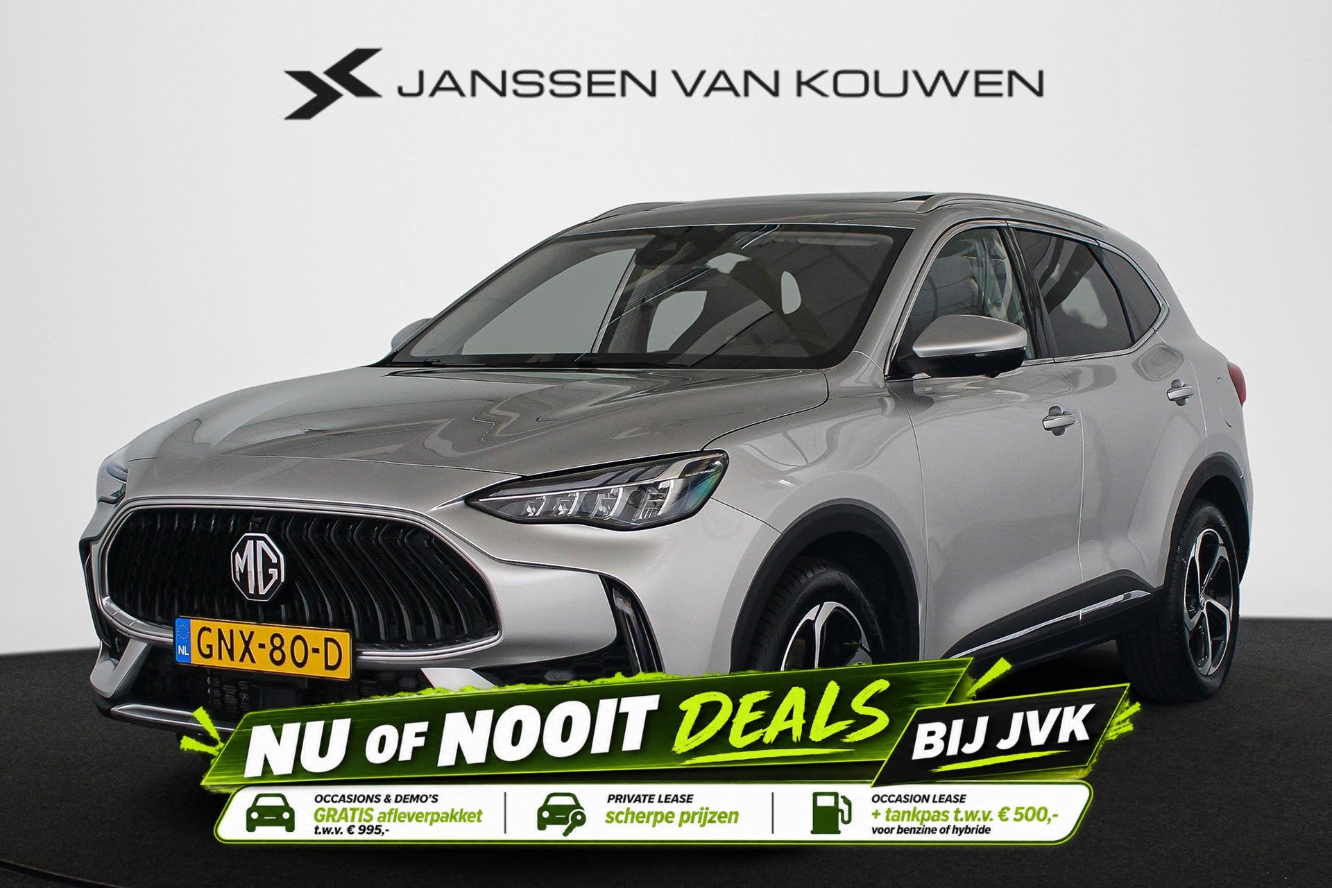 MG EHS 1.5 TGDI Luxury SOH 98% Panoramadak Leder Keyless NL, Auto's, Gebruikt, Euro 6, 4 cilinders, 258 pk