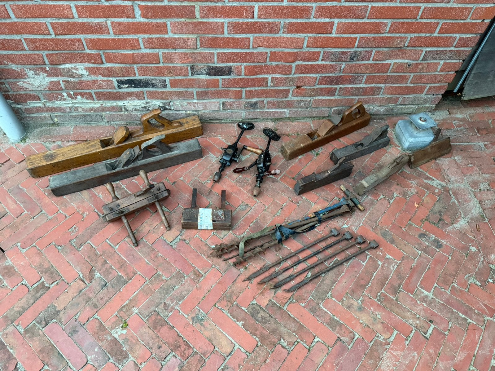 Oude handgereedschap van vroegen, Ophalen of Verzenden, Gebruikt