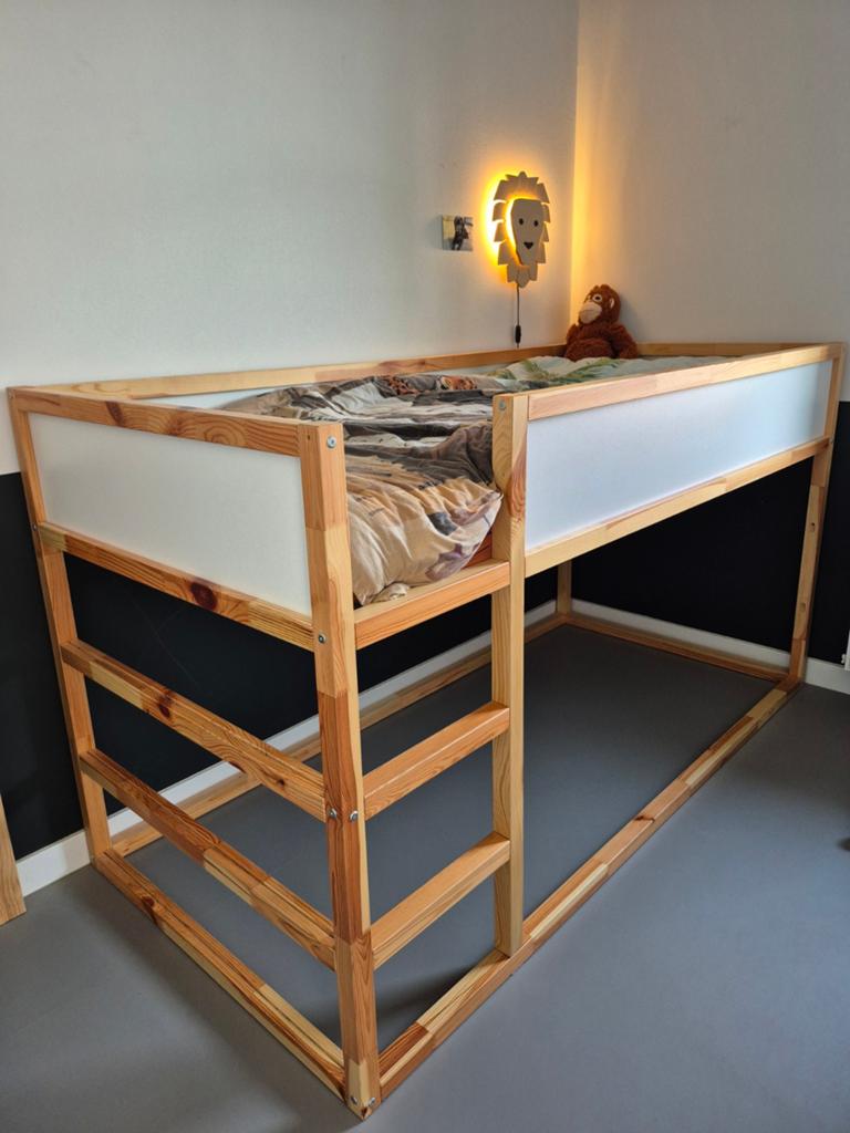ZGAN! Ikea Kura bed & incl. matras!  - hoogslaper, Kinderen en Baby's, Kinderkamer | Stapelbedden en Hoogslapers, Ophalen, Zo goed als nieuw