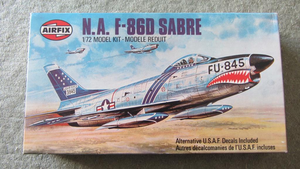 Airfix 1/72 bouwdoos : N.A. F-86D Sabre - 9 02061 - mooi, Overige merken, 1:72 tot 1:144, Gebruikt, Ophalen of Verzenden
