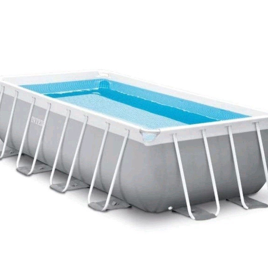 Bestway Zwembad 4x2x1m met Zandfilter, Trap & Stofzuiger, Tuin en Terras, Zwembad-toebehoren, Ophalen, Gebruikt