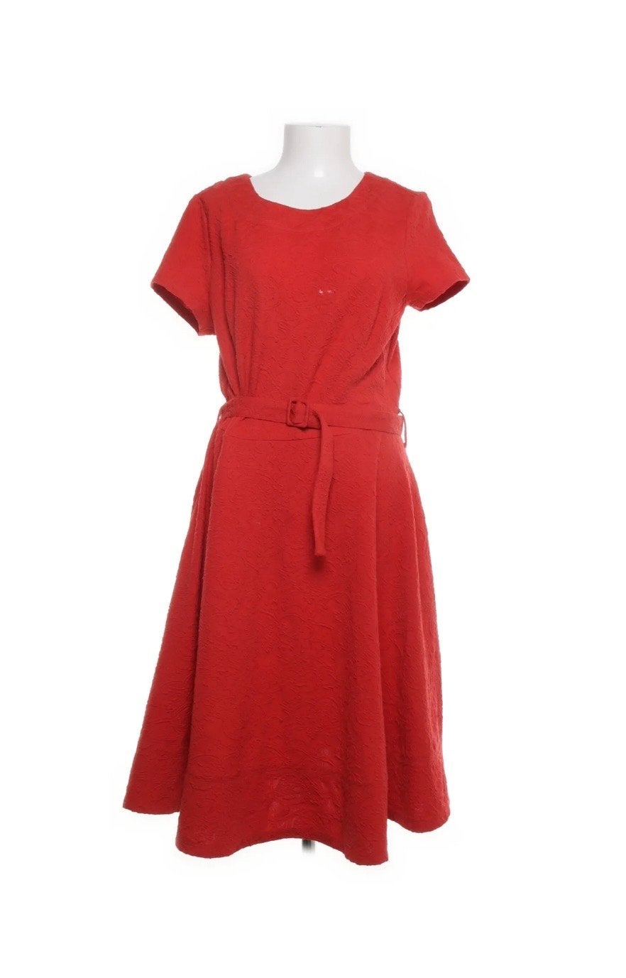 Rode jurk met ceintuur - Per Una (Marks & Spencer), Kleding | Dames, Jurken, Maat 42/44 (L), Ophalen of Verzenden, Gedragen, Rood
