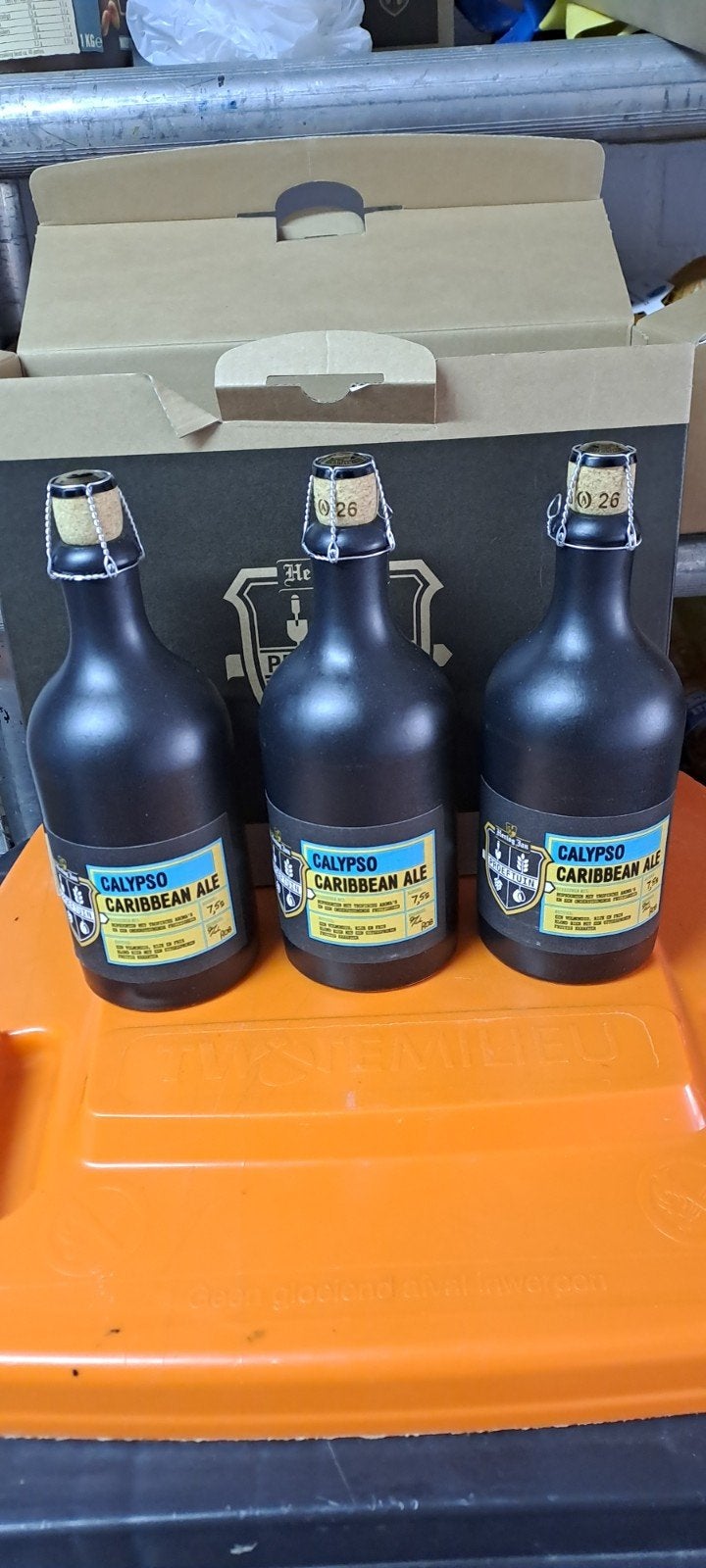Hertog Jan Calypso Caribbean Ale proeftuin - 3 flessen, Verzamelen, Ophalen of Verzenden, Nieuw, Flesje(s), Hertog Jan