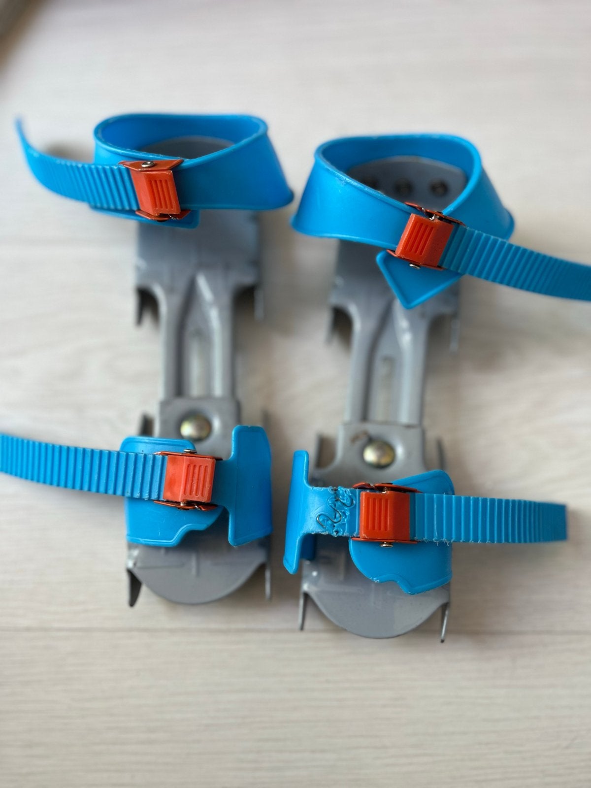 Verstelbare schaatsen voor kinderen - Blauw/Oranje, Ophalen, Gebruikt, Overige typen, Overige merken