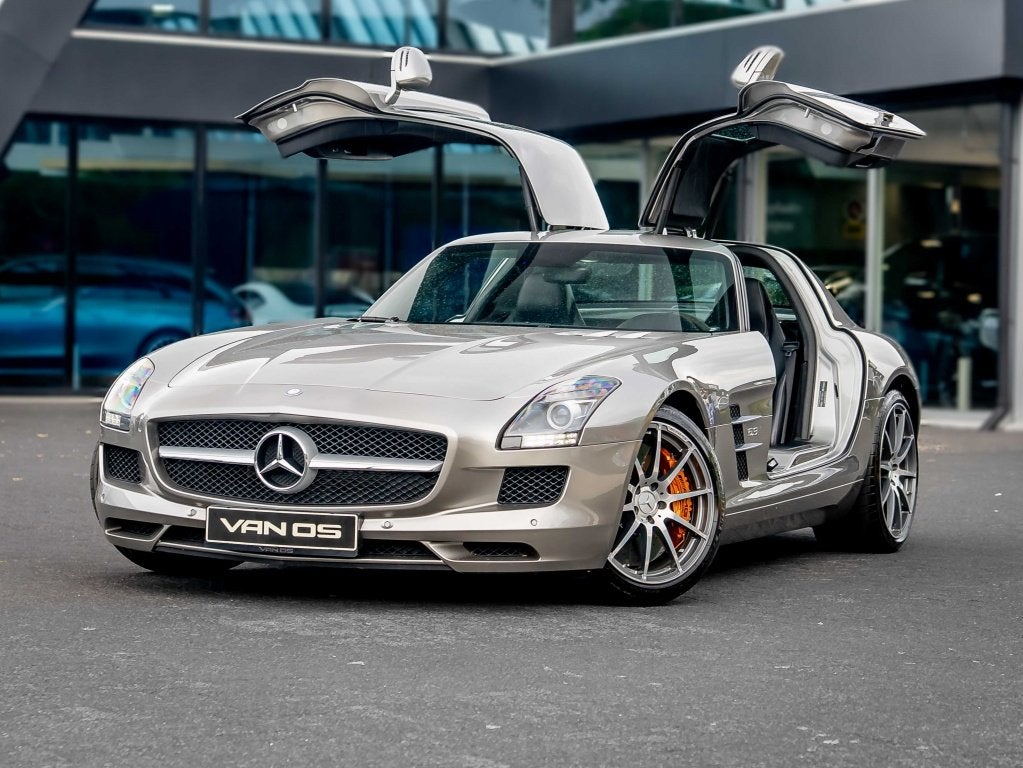Mercedes-Benz SLS AMG Coupe | Keramische remmen | B&O | Alub, Auto's, Automaat, Euro 5, Gebruikt, 572 pk