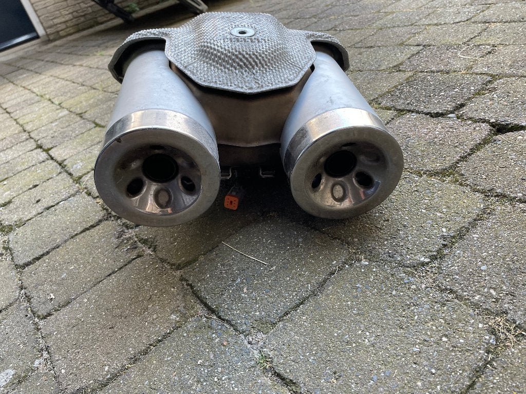 Originele uitlaatdemper Ducati DS1000 Multistrada, Ophalen of Verzenden, Gebruikt