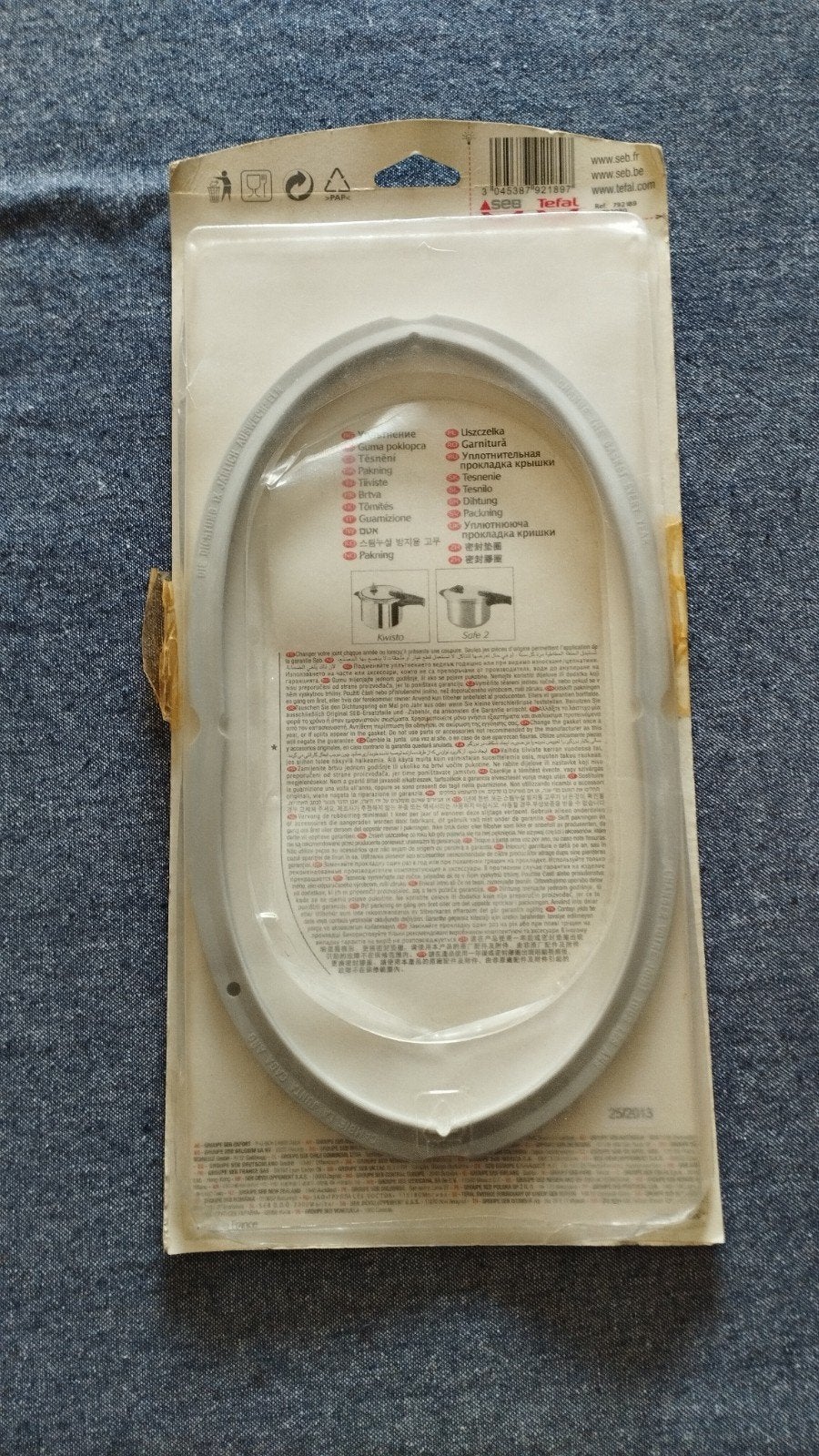 Tefal Afdichtingsrubber Snelkookpan Ø 220 mm, Ophalen of Verzenden, Nieuw