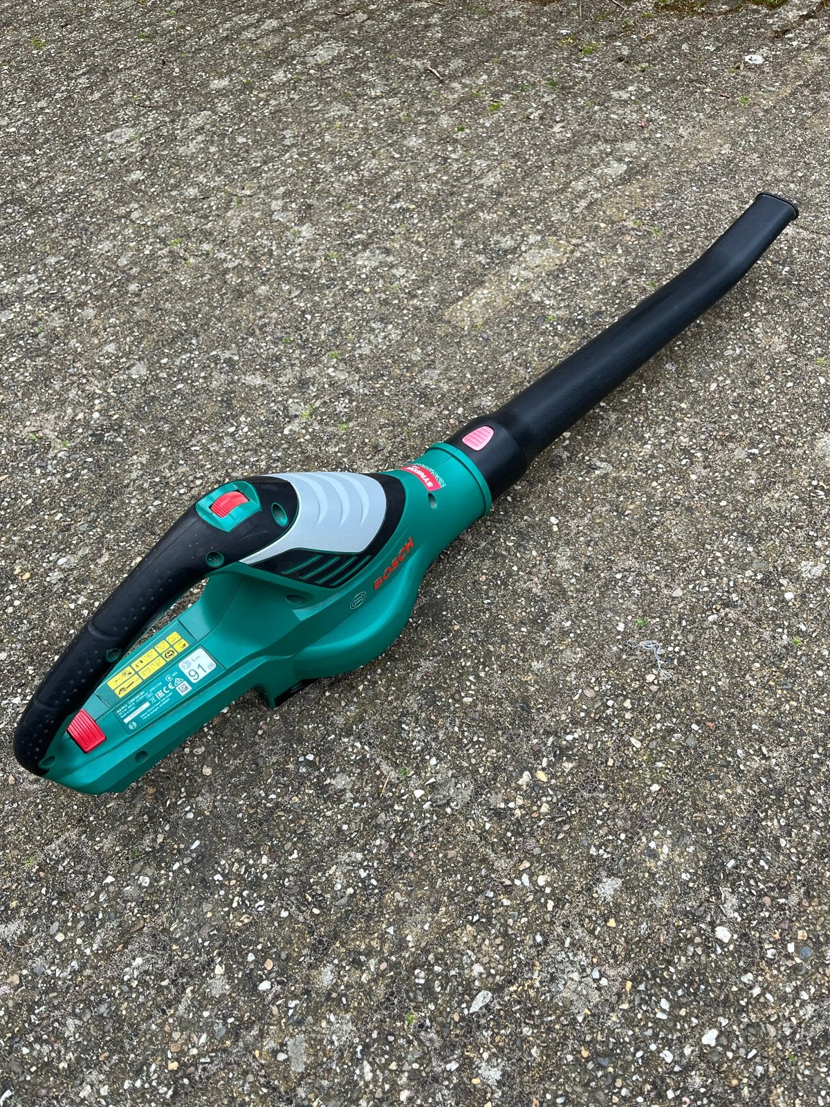 Bosch ALB 36 LI Accu-bladblazer (zonder accu), Ophalen of Verzenden, Gebruikt, Accu, Handgedragen