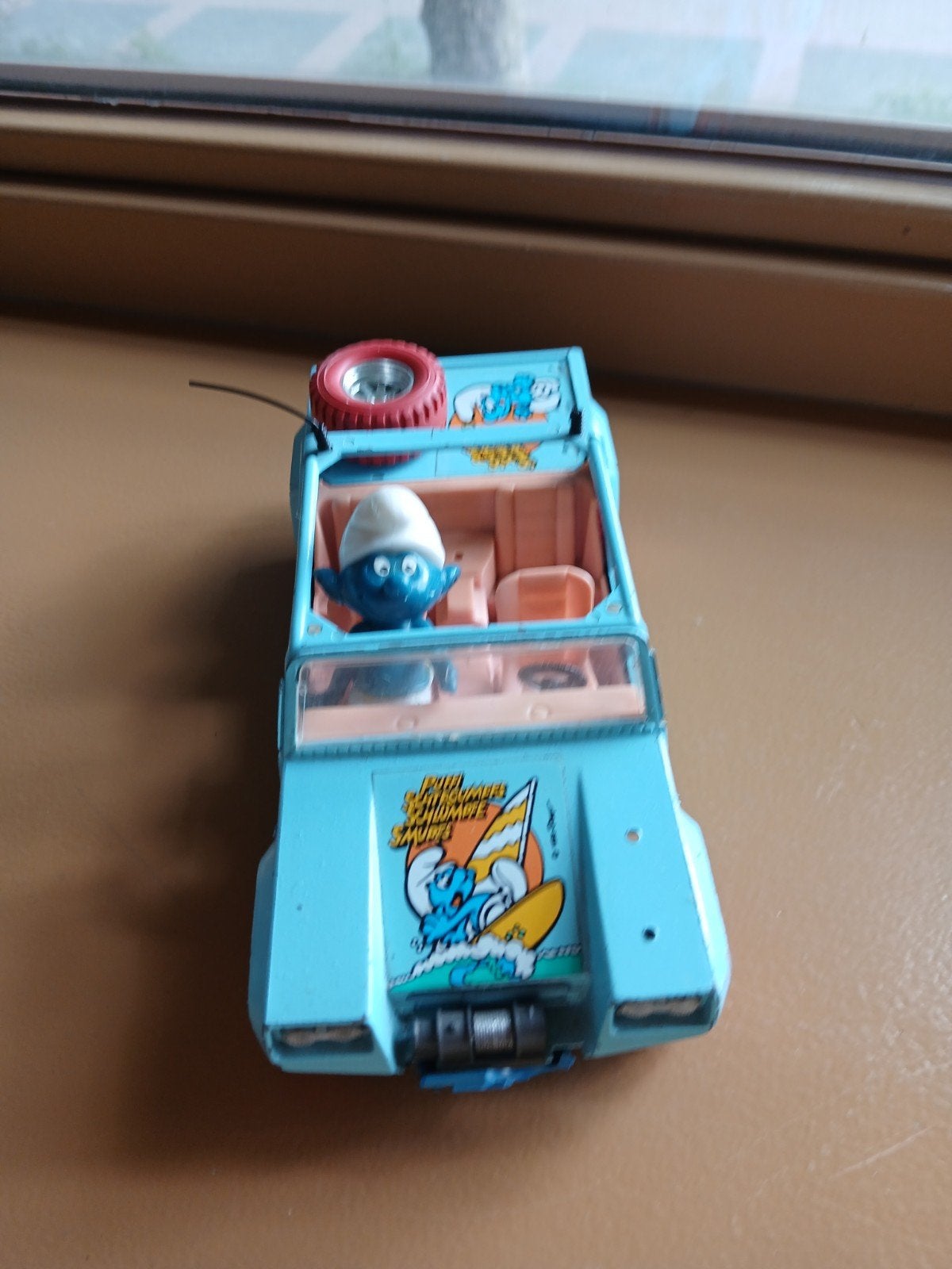 Zeldzame Vintage 1984 Bburago Smurfen Lamborghini Cheetah, Ophalen of Verzenden, Gebruikt