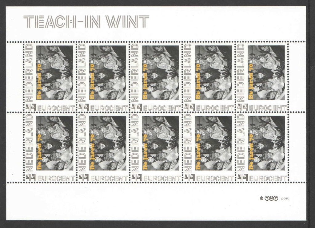 Nostalgie op Postzegels Jaren '70: Teach-in wint Eurovisie, Ophalen of Verzenden, Na 1940, Postfris