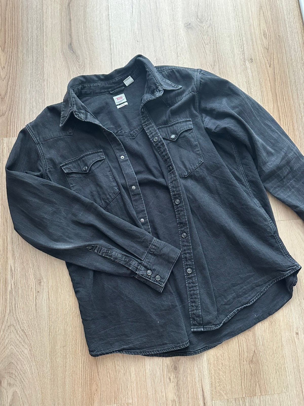 Vintage Levi’s denim jack, Ophalen of Verzenden, Zo goed als nieuw, Maat 56/58 (XL), Blauw