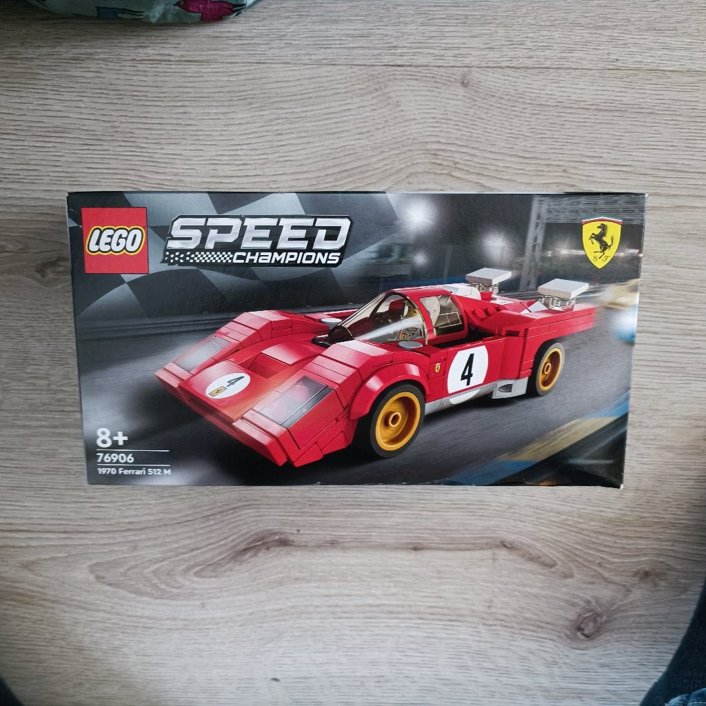 lego speed champions 76906 1970 Ferrari 512 m rood, Lego, Nieuw, Ophalen of Verzenden, Complete set