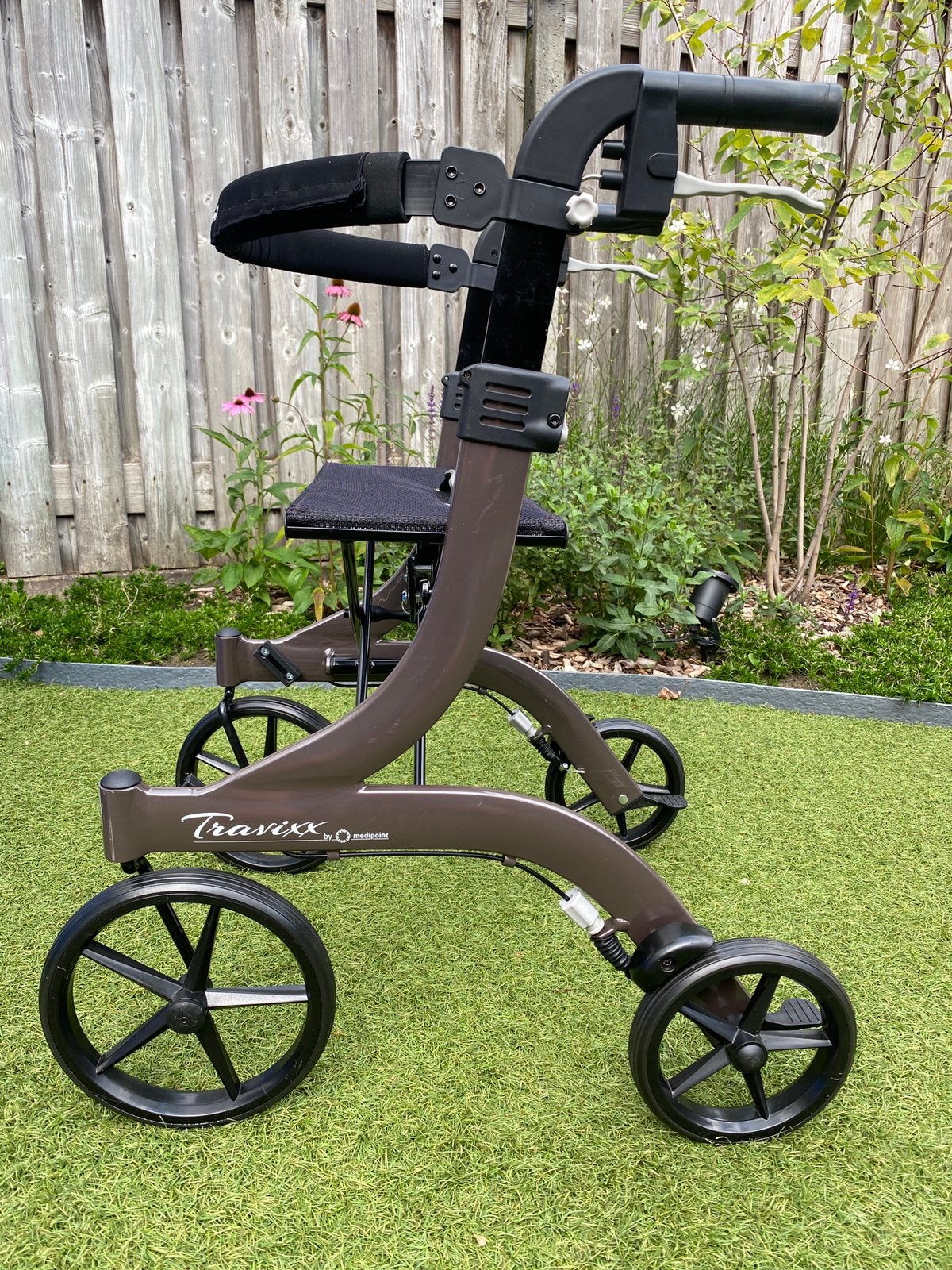 Travixx Classic S - Medipoint rollator + rugband, Diversen, Ophalen, Lichtgewicht, Zo goed als nieuw