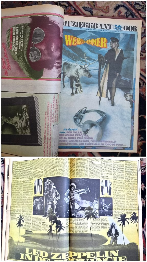 Unieke partij Muziekkrant OOR jaargangen (1975-1989)Gebonden, Boeken, Ophalen, Gelezen, Muziek, Film of Tv