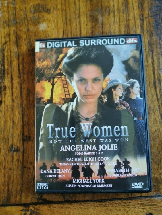 DVD: True Women, How The West was Won. met Angelina Jolie., Engels, Historisch of Kostuumdrama, Nederlands, Ophalen of Verzenden