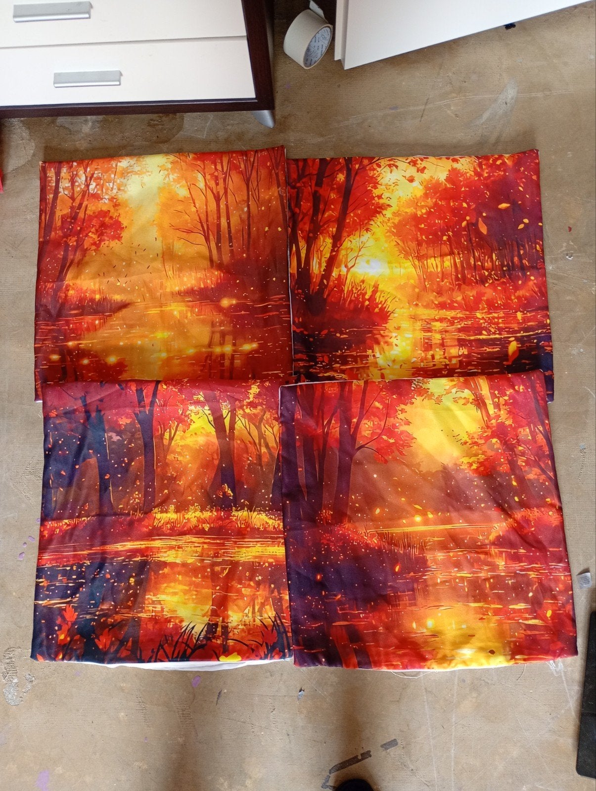 Herfst kussenhoesjes 50x50, Huis en Inrichting, Woonaccessoires | Kussens, Ophalen of Verzenden