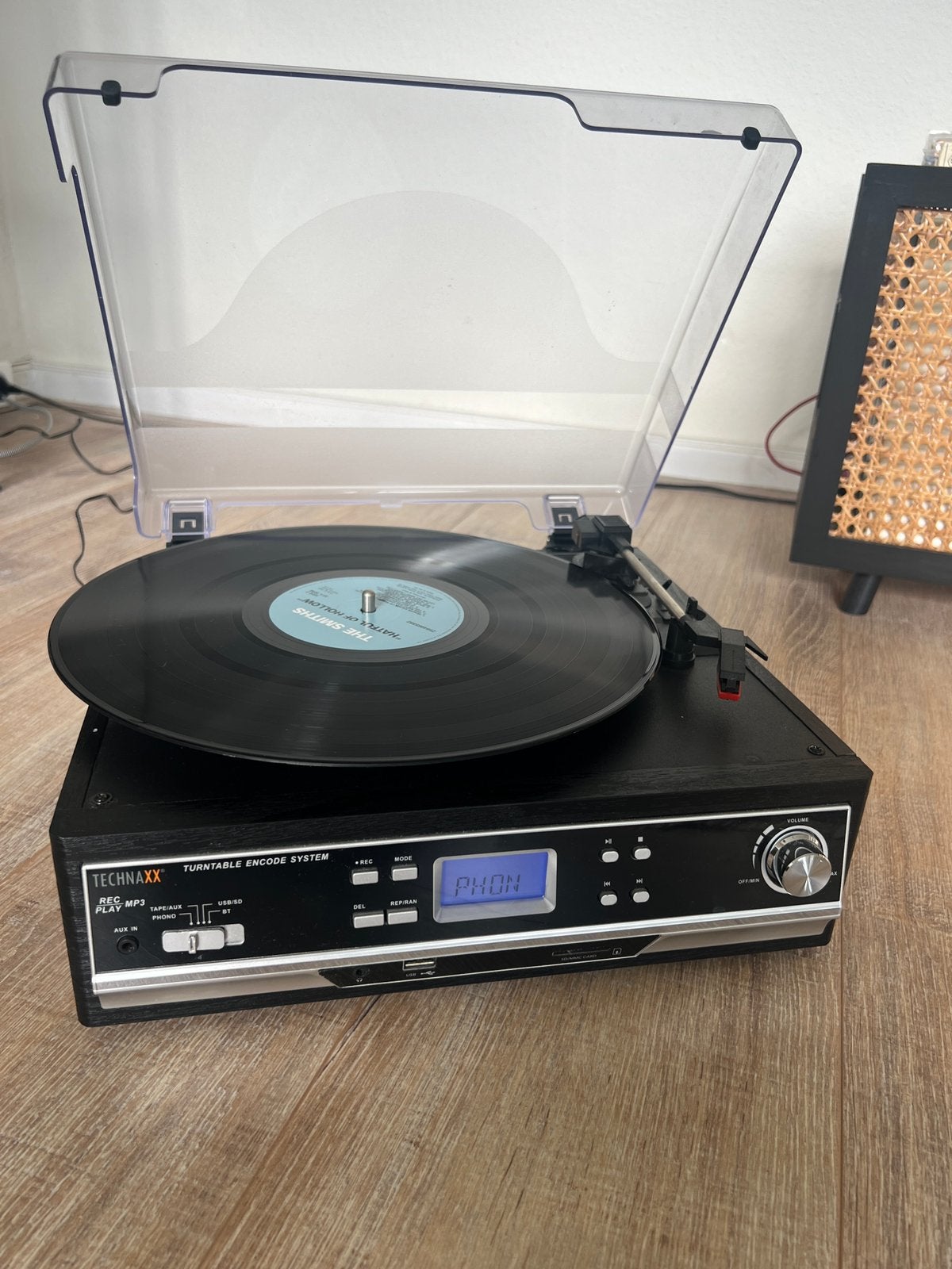 Technaxx - TX-22+ - Platenspeler - Zwart, Ophalen, Zo goed als nieuw, Overige merken