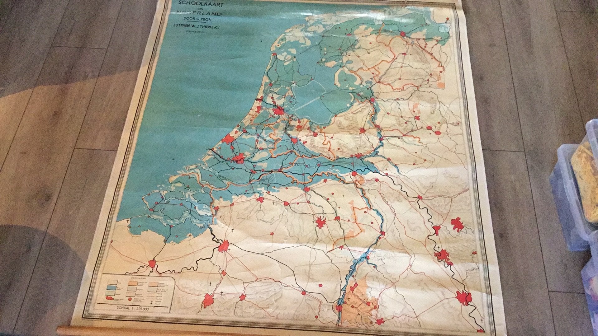 Originele oude schoolplaat, Ophalen of Verzenden, Natuur en Biologie