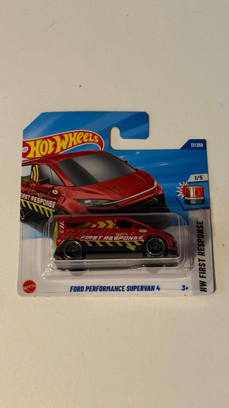Hot Wheels Ford Performance Supervan 4 - HW First Response, Overige merken, 1:50 of kleiner, Auto, Nieuw