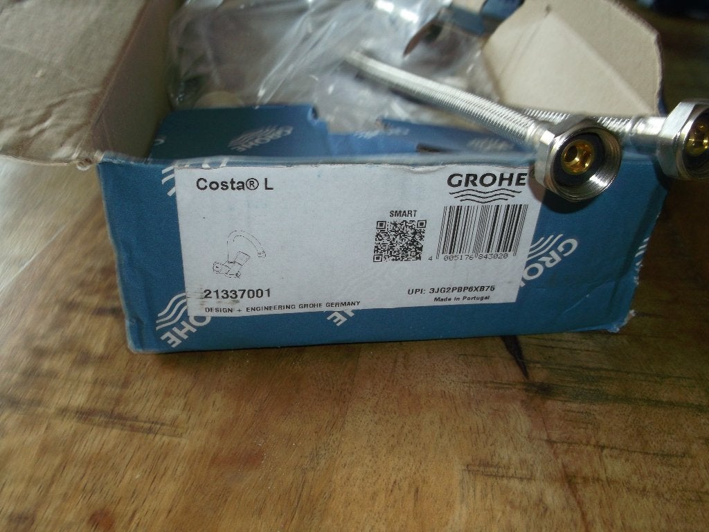 wastafelkraan grohe costa l nieuw!!!!, Ophalen of Verzenden, Nieuw, Chroom, Kraan
