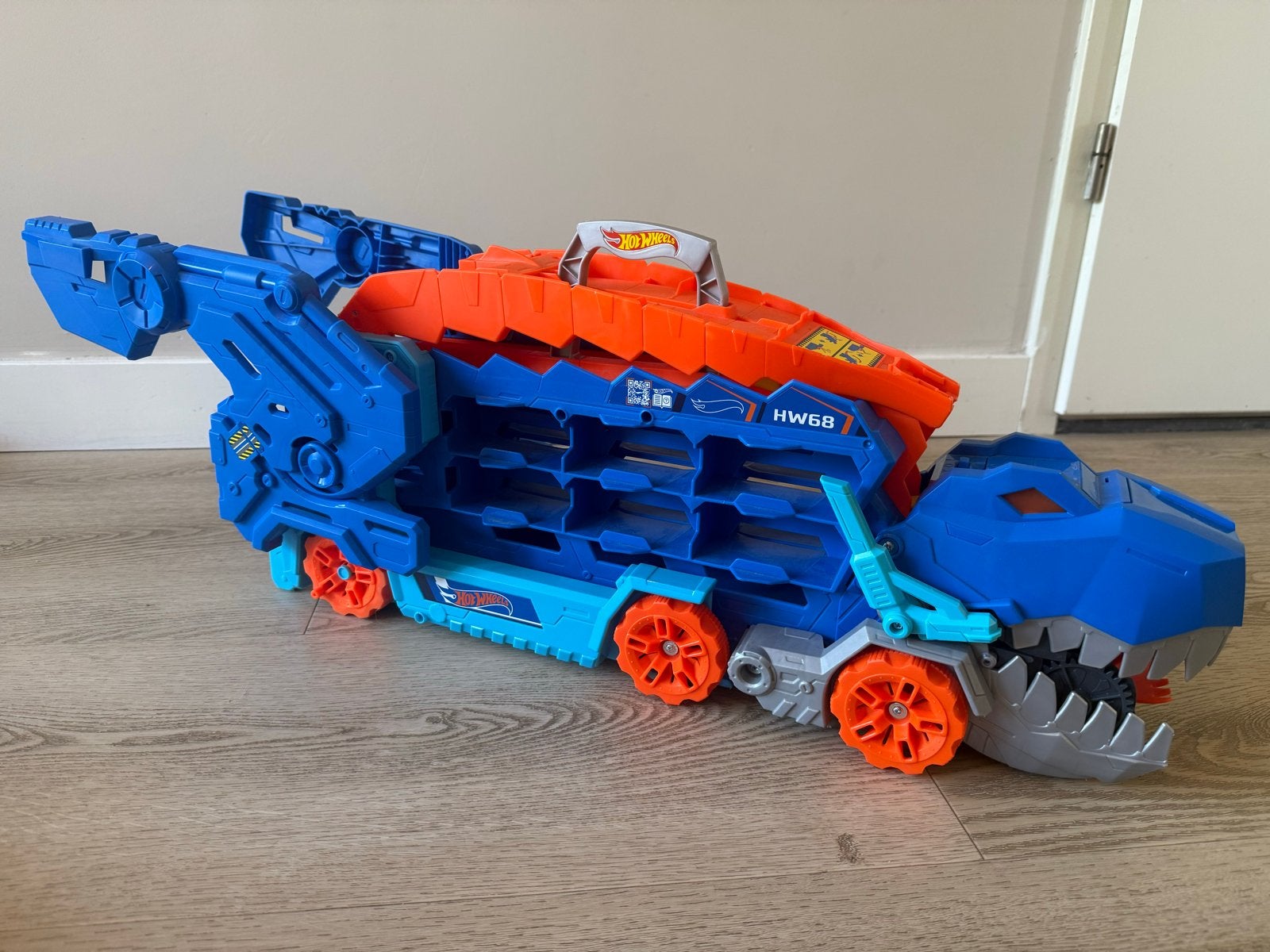 Hot Wheels Ultimate Garage T-Rex Transporter, Ophalen, Zo goed als nieuw