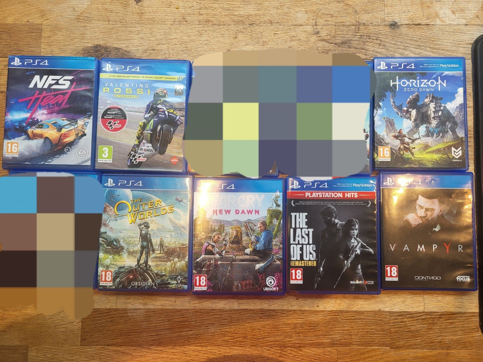 Diverse PS4 Topgames (o.a. NFS Heat, Horizon Zero), Spelcomputers en Games, Ophalen, Gebruikt, Vanaf 18 jaar, Overige genres