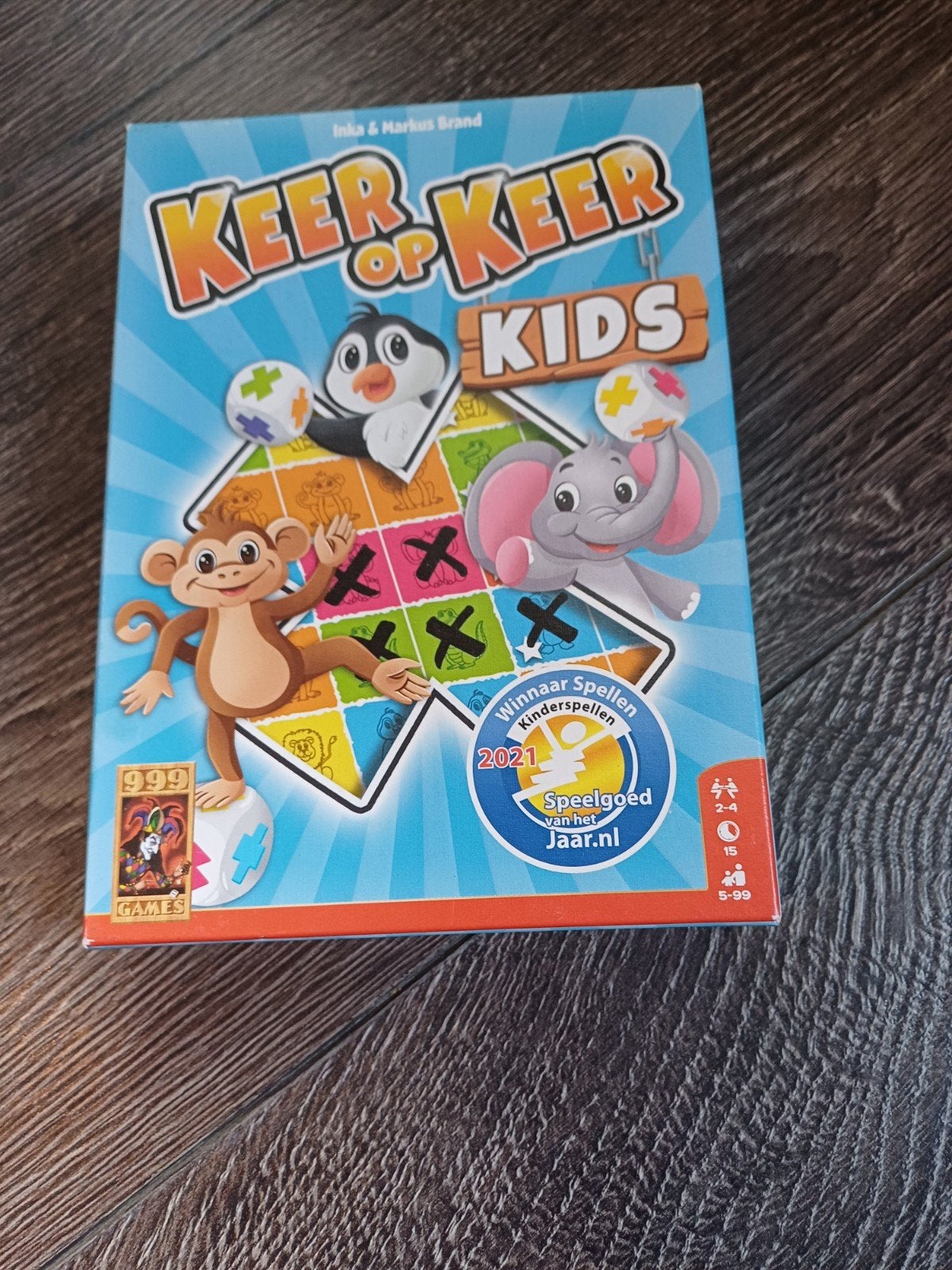 Keer op Keer Kids - Kinderspel (Zo goed als nieuw), Een of twee spelers, Ophalen of Verzenden, Zo goed als nieuw, 999 Games