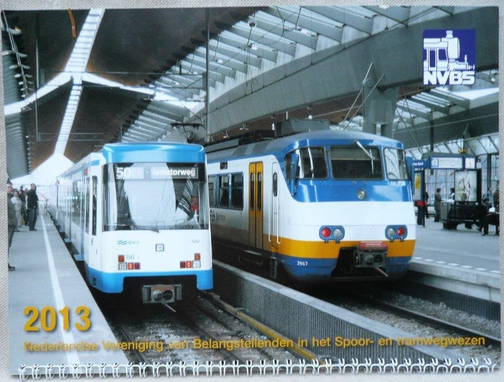 NVBS kalender 2013., Verzamelen, Ophalen of Verzenden, Zo goed als nieuw, Trein, Boek of Tijdschrift